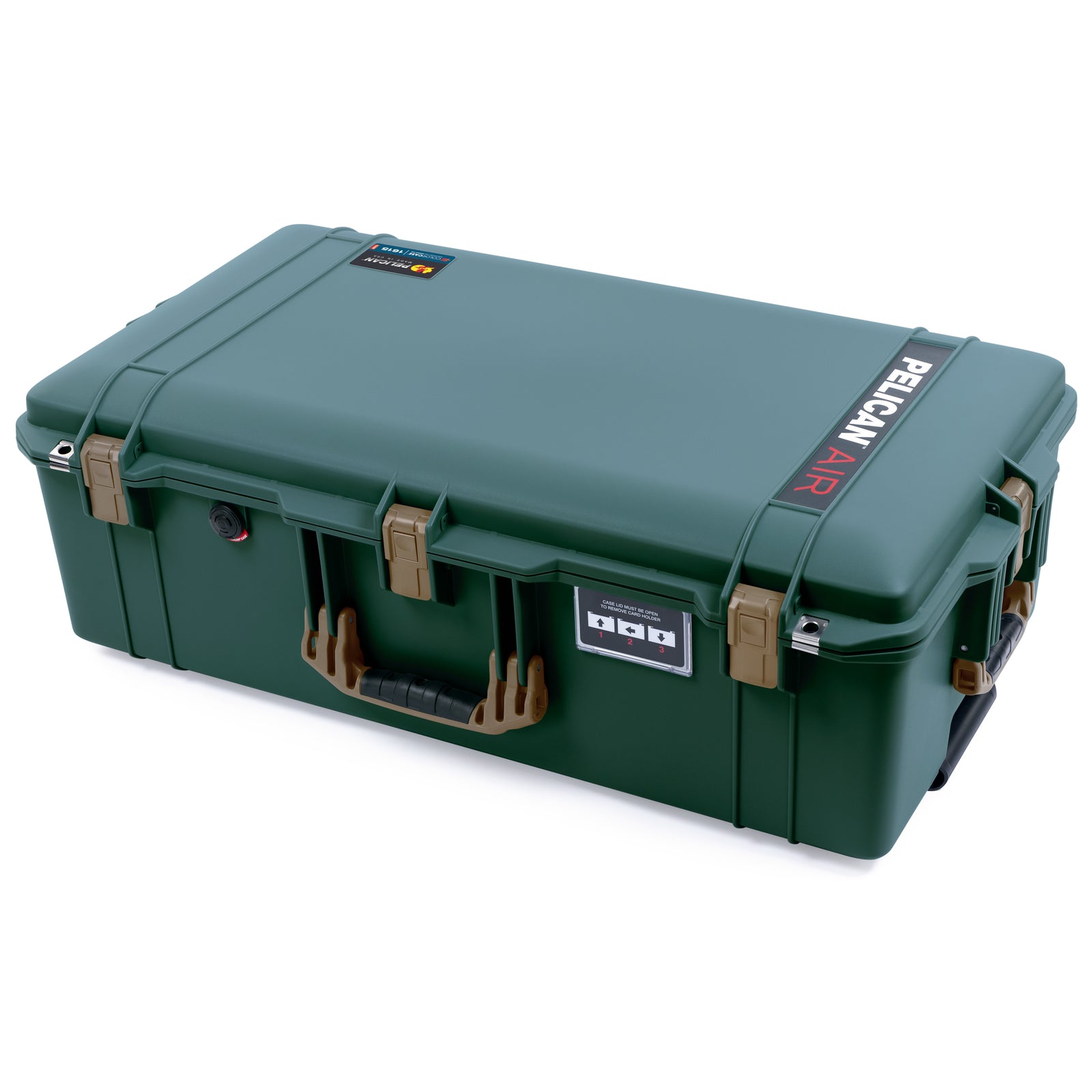 Pelican 1615 Air Case - Trekking Green & Dark Desert Dirt Trolley