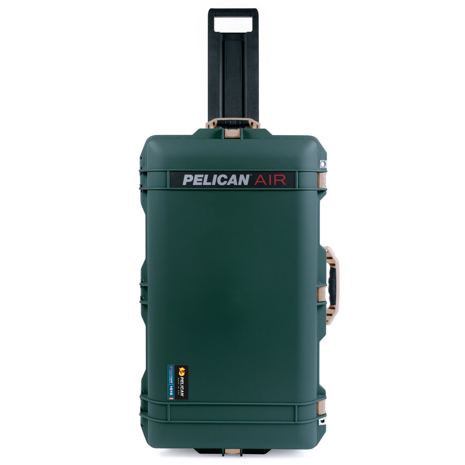 Pelican 1615 Air Case - Trekking Green & Desert Tan Trolley