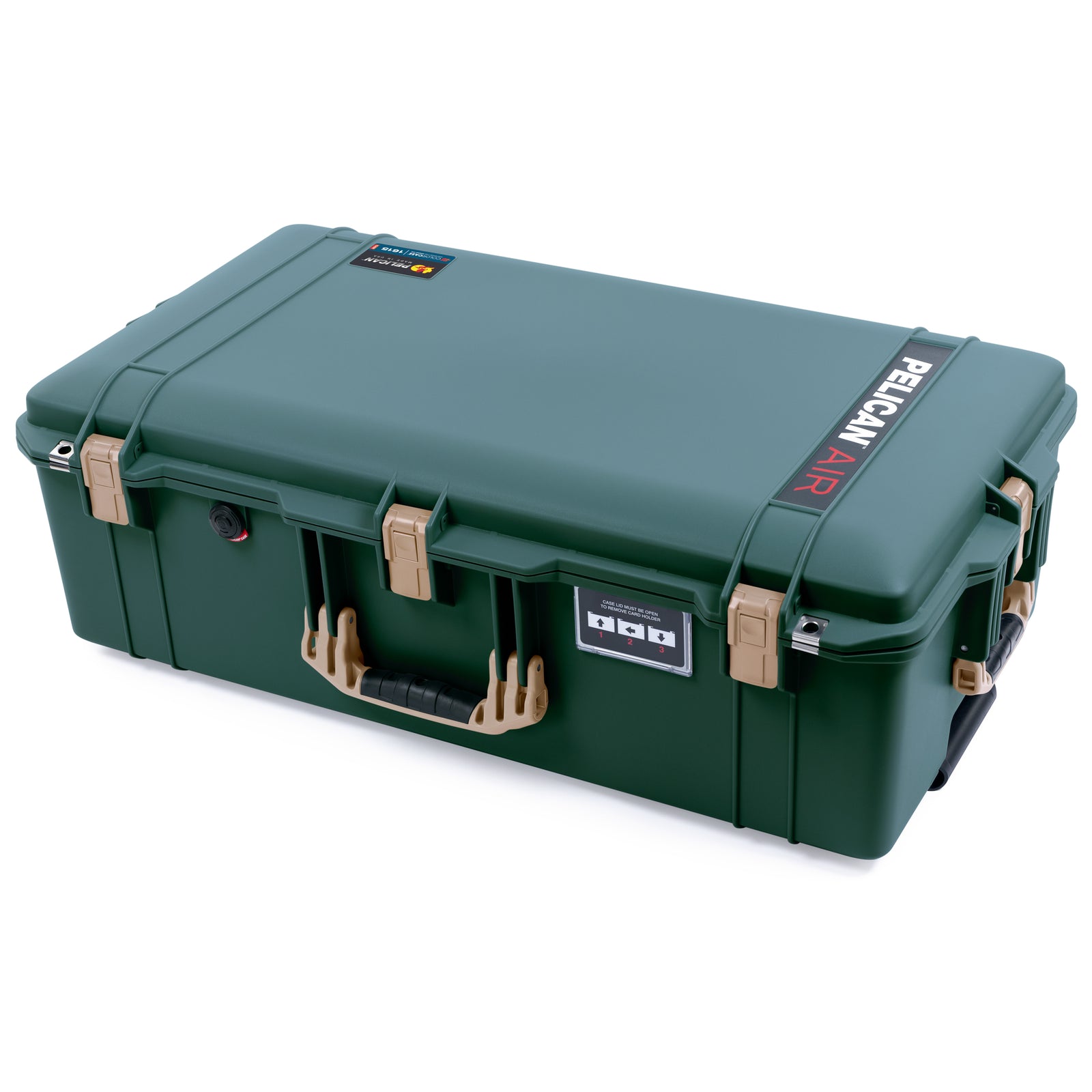 Pelican 1615 Air Case - Trekking Green & Desert Tan Trolley