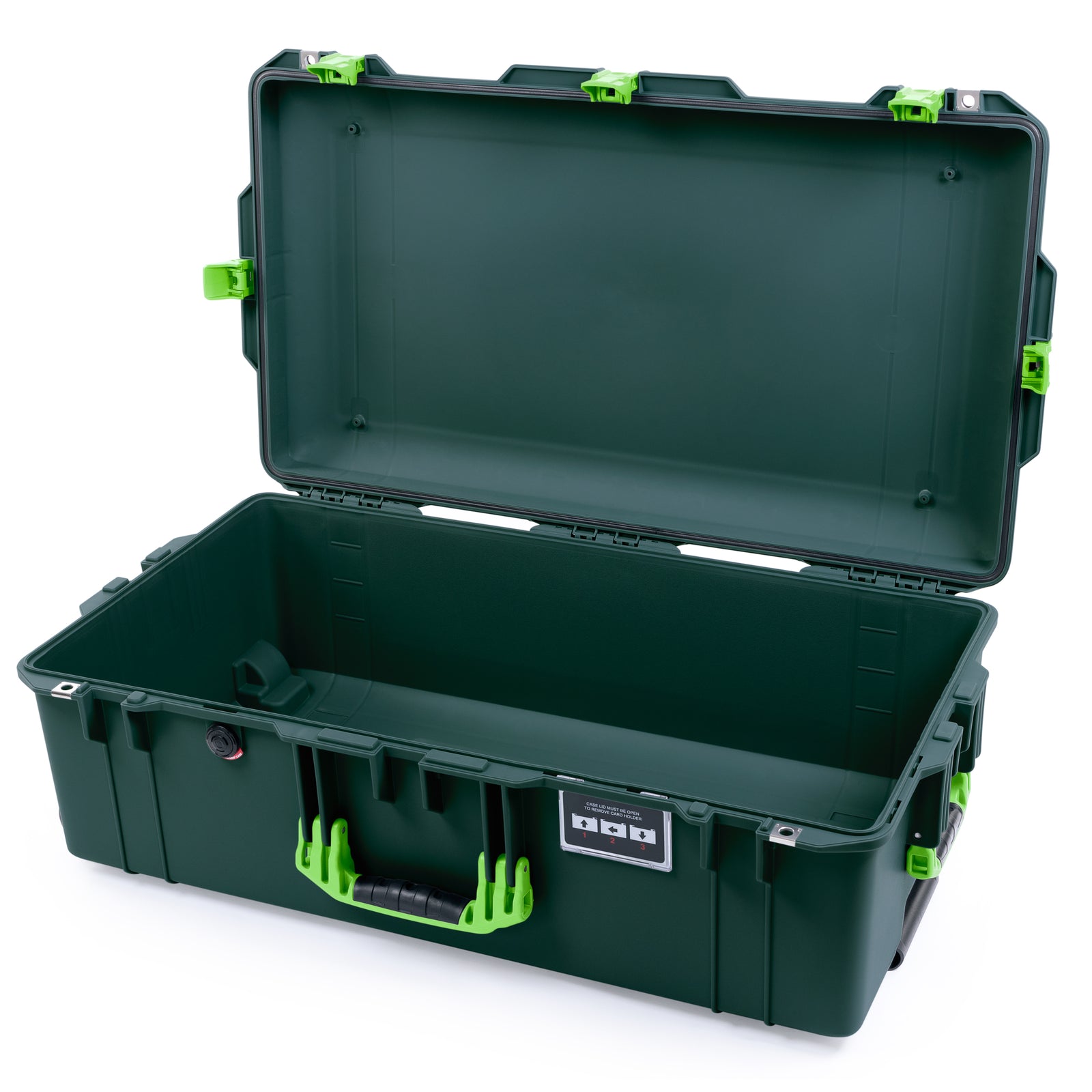 Pelican 1615 Air Case - Trekking Green & Lime Green Trolley