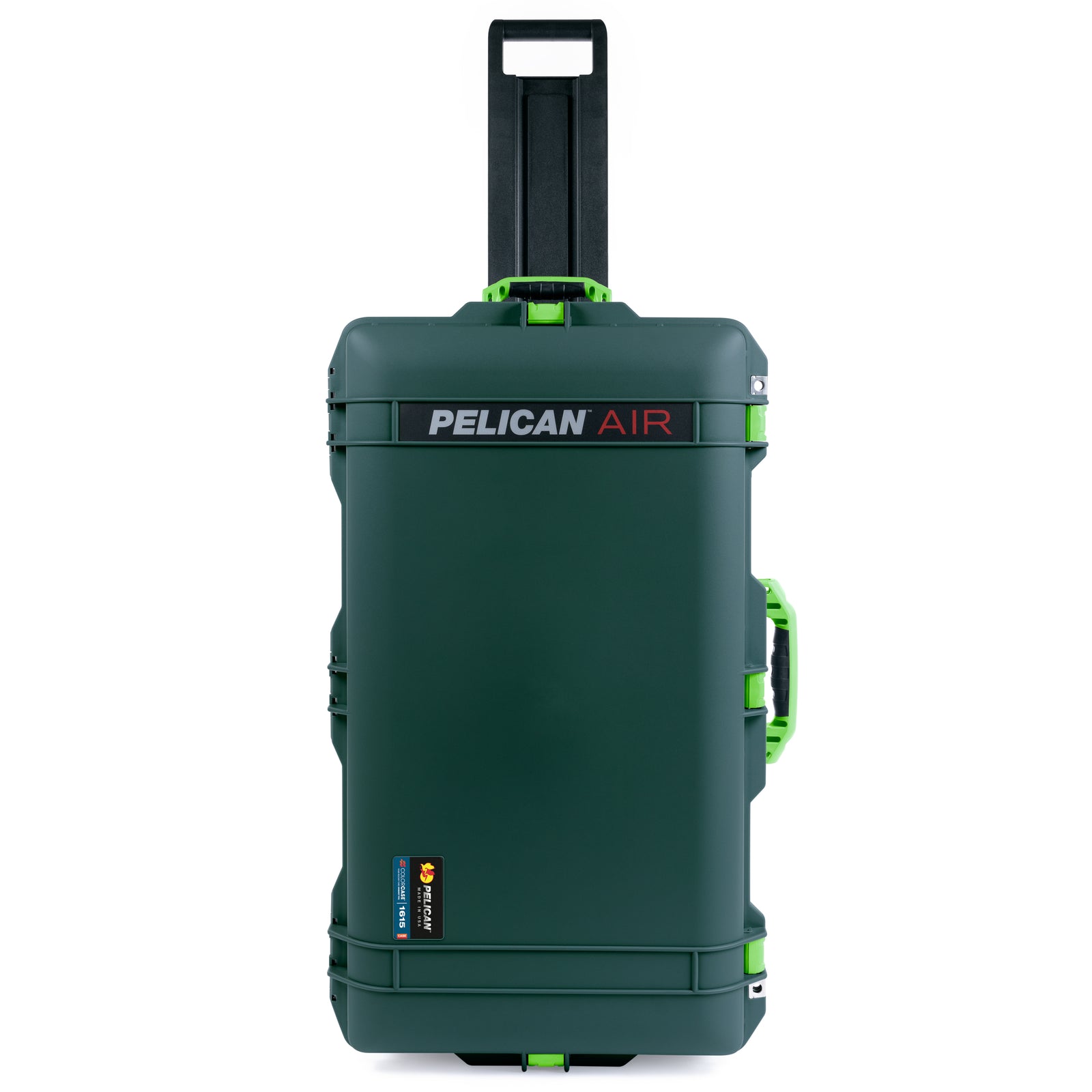 Pelican 1615 Air Case - Trekking Green & Lime Green Trolley