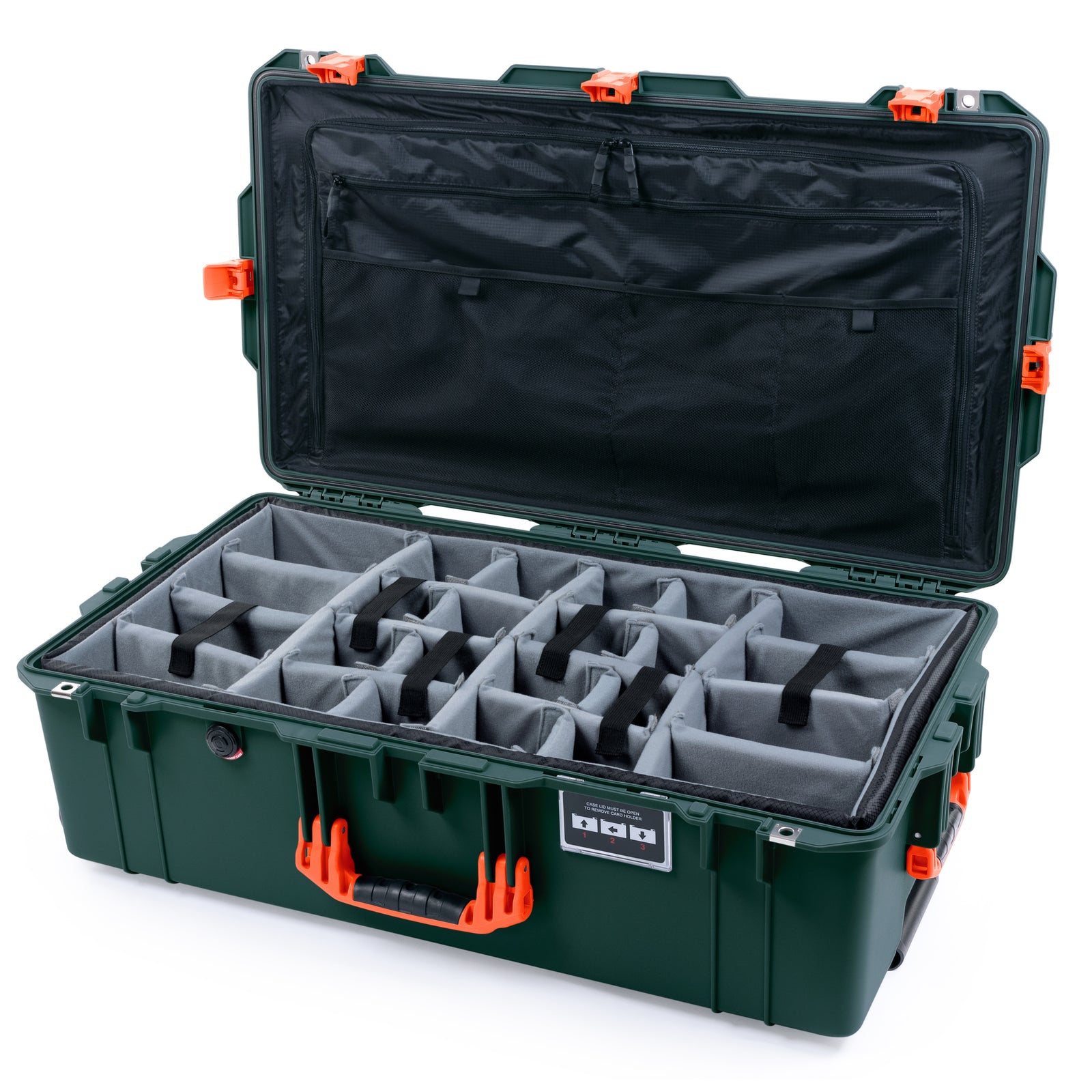 Pelican 1615 Air Case - Trekking Green & Orange
