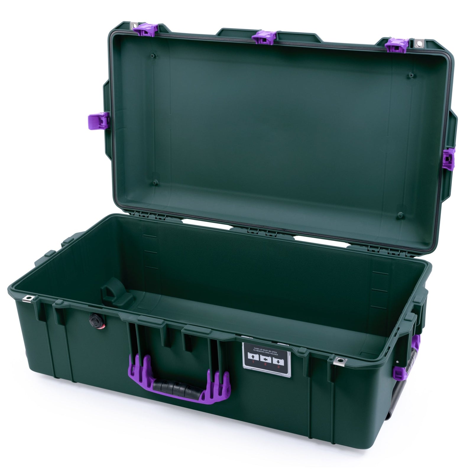 Pelican 1615 Air Case - Trekking Green & Purple - Empty