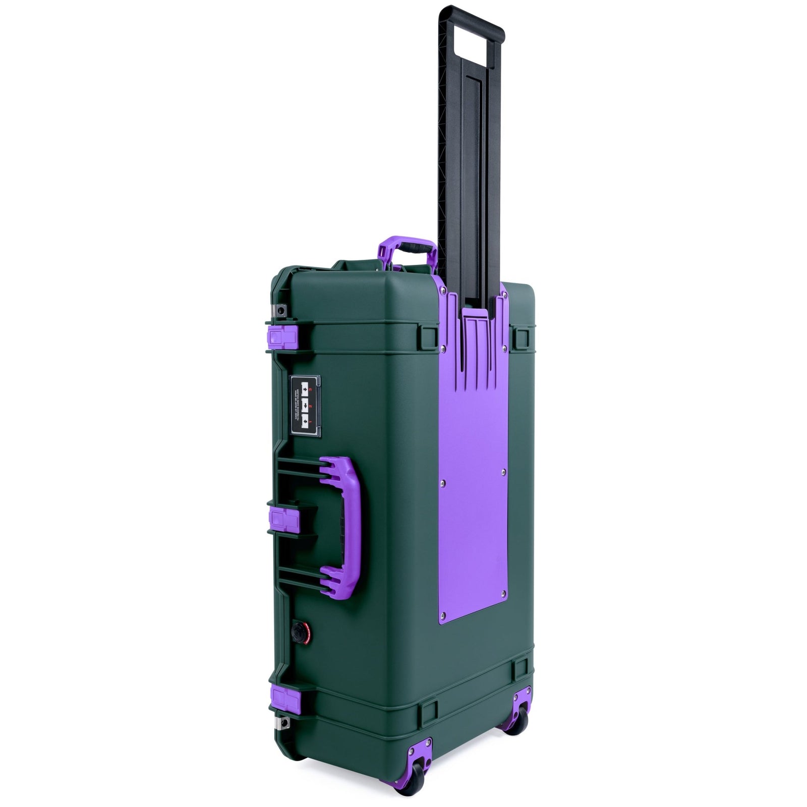 Pelican 1615 Air Case - Trekking Green & Purple Trolley - Empty
