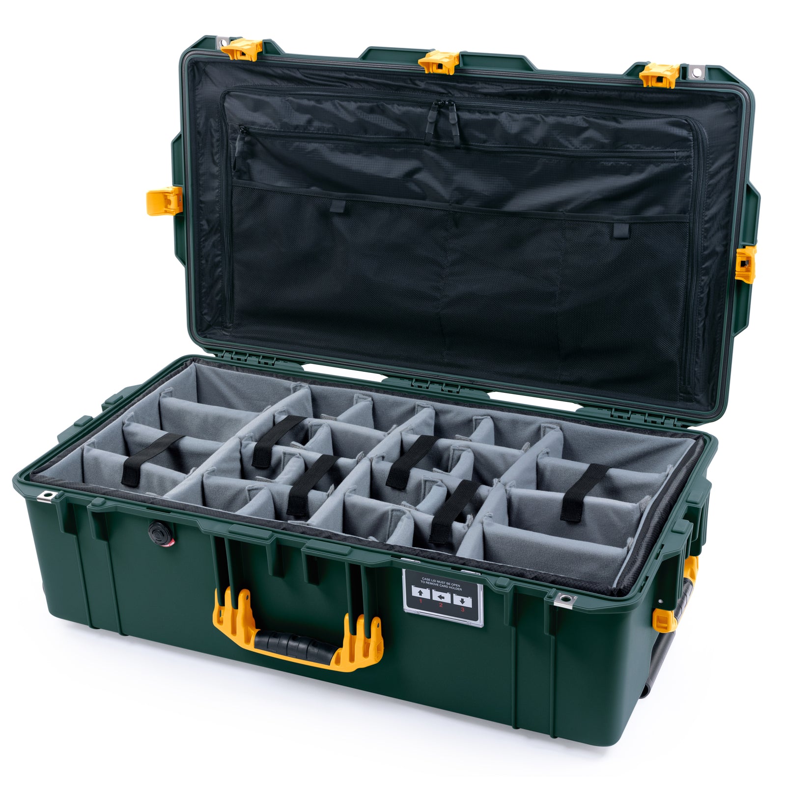 Pelican 1615 Air Case - Trekking Green & Yellow