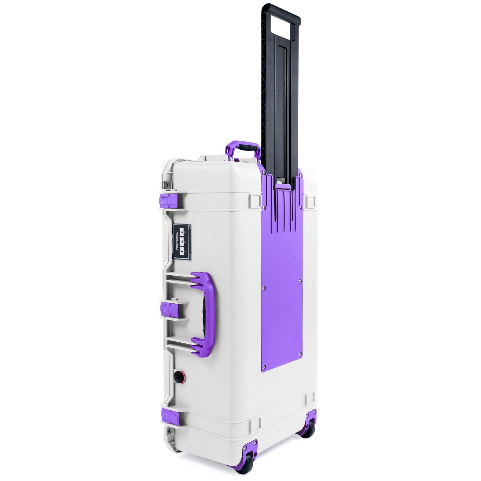 Pelican 1615 Air Case - Whiteout & Purple Trolley - Empty