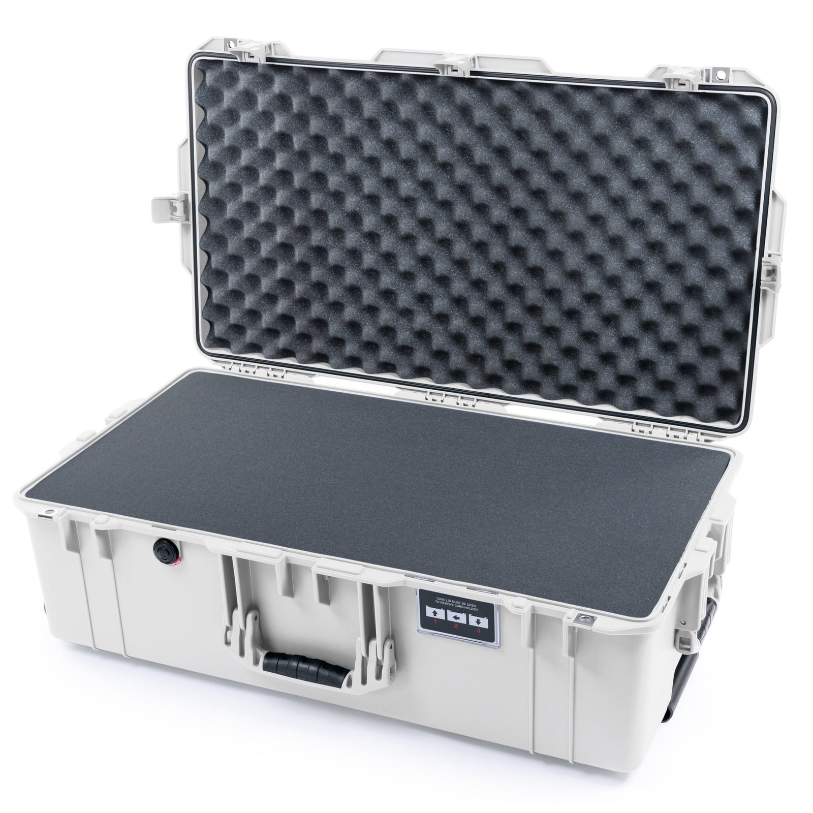 Pelican 1615 Air Case - Whiteout - Pick & Pluck Foam / Convoluted Lid Foam