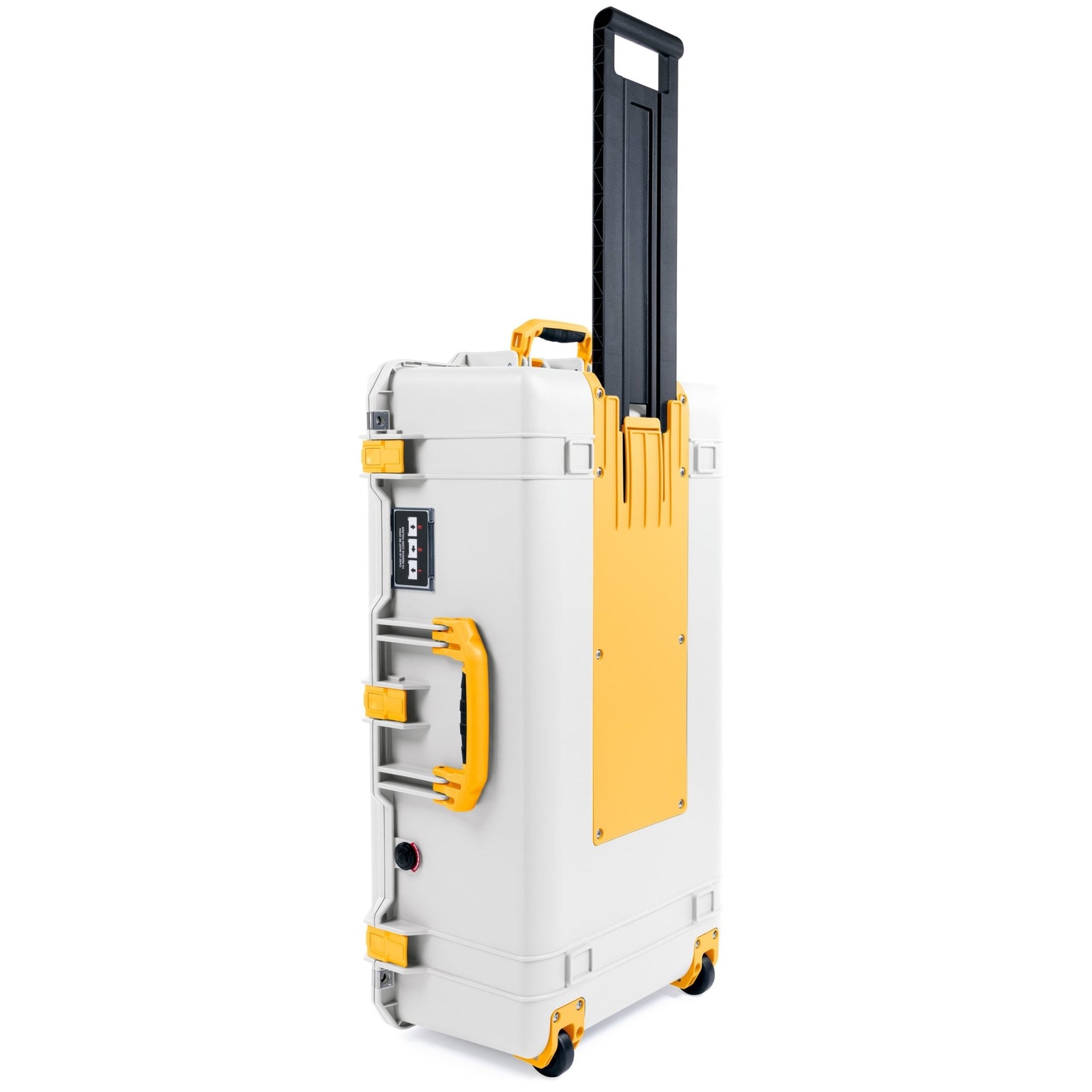 Pelican 1615 Air Case - Whiteout & Yellow Trolley - Empty