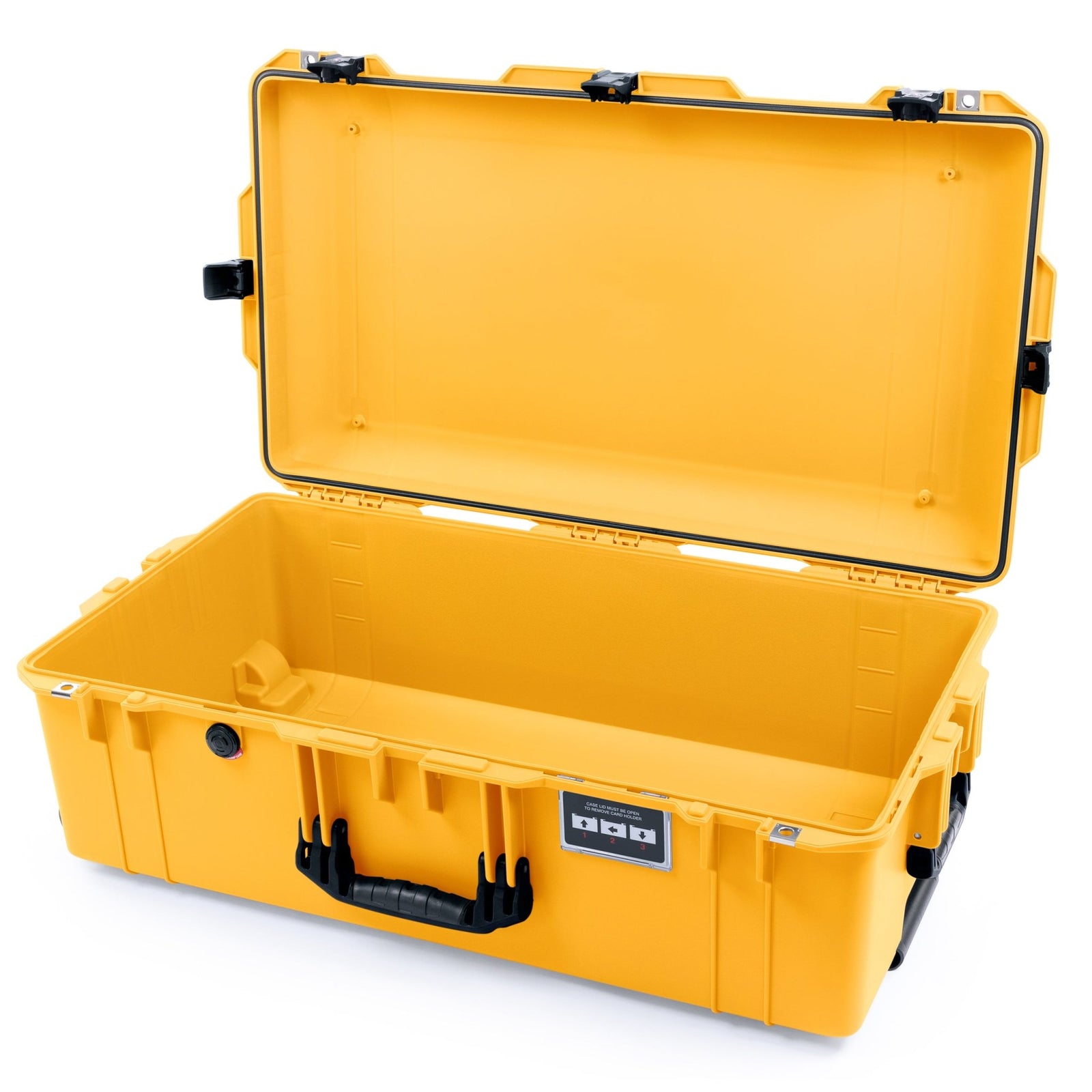 Pelican 1615 Air Case - Yellow & Black TSA Latches - Empty