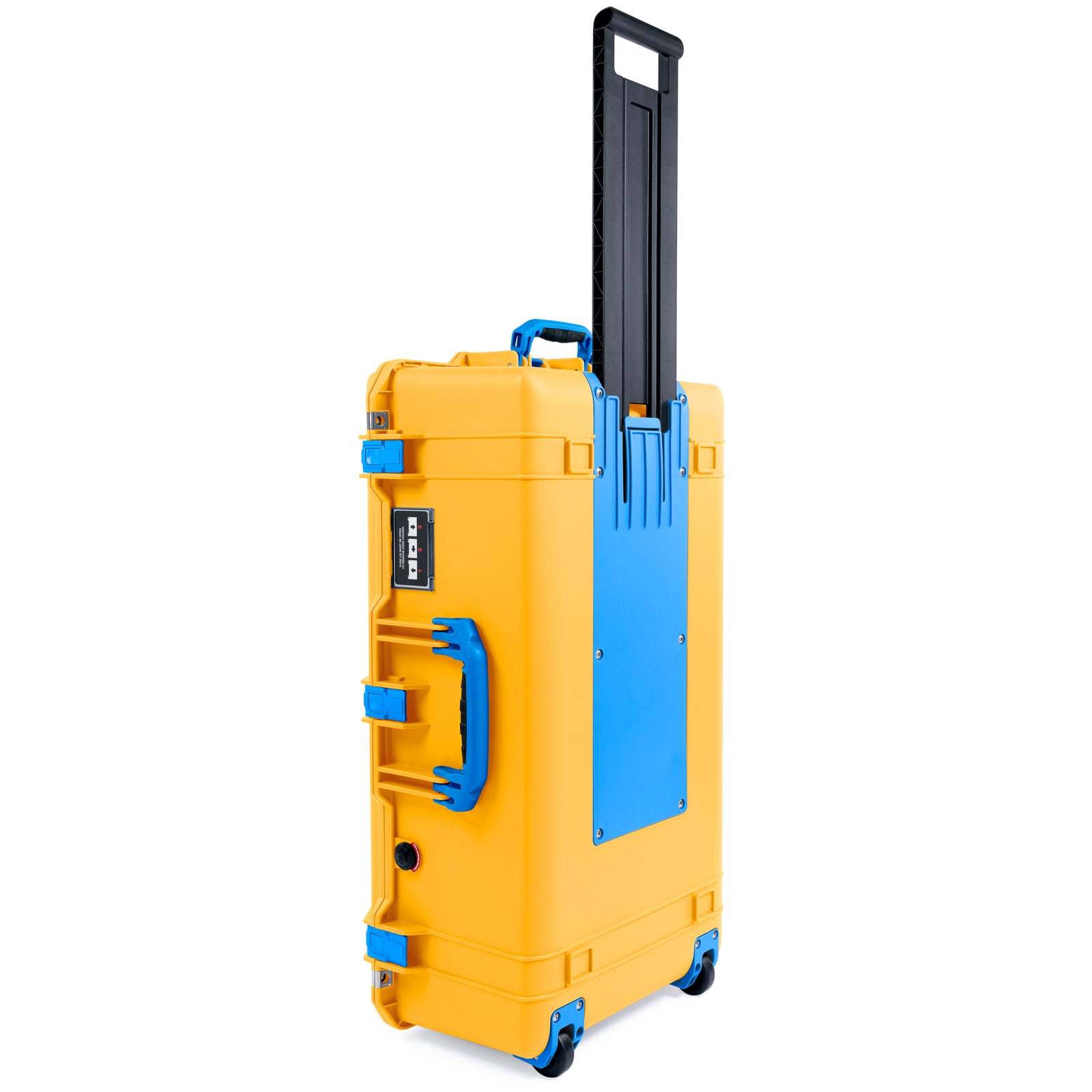 Pelican 1615 Air Case - Yellow & Blue Trolley