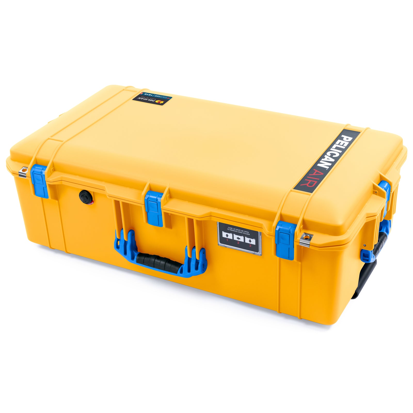 Pelican 1615 Air Case - Yellow & Blue Trolley