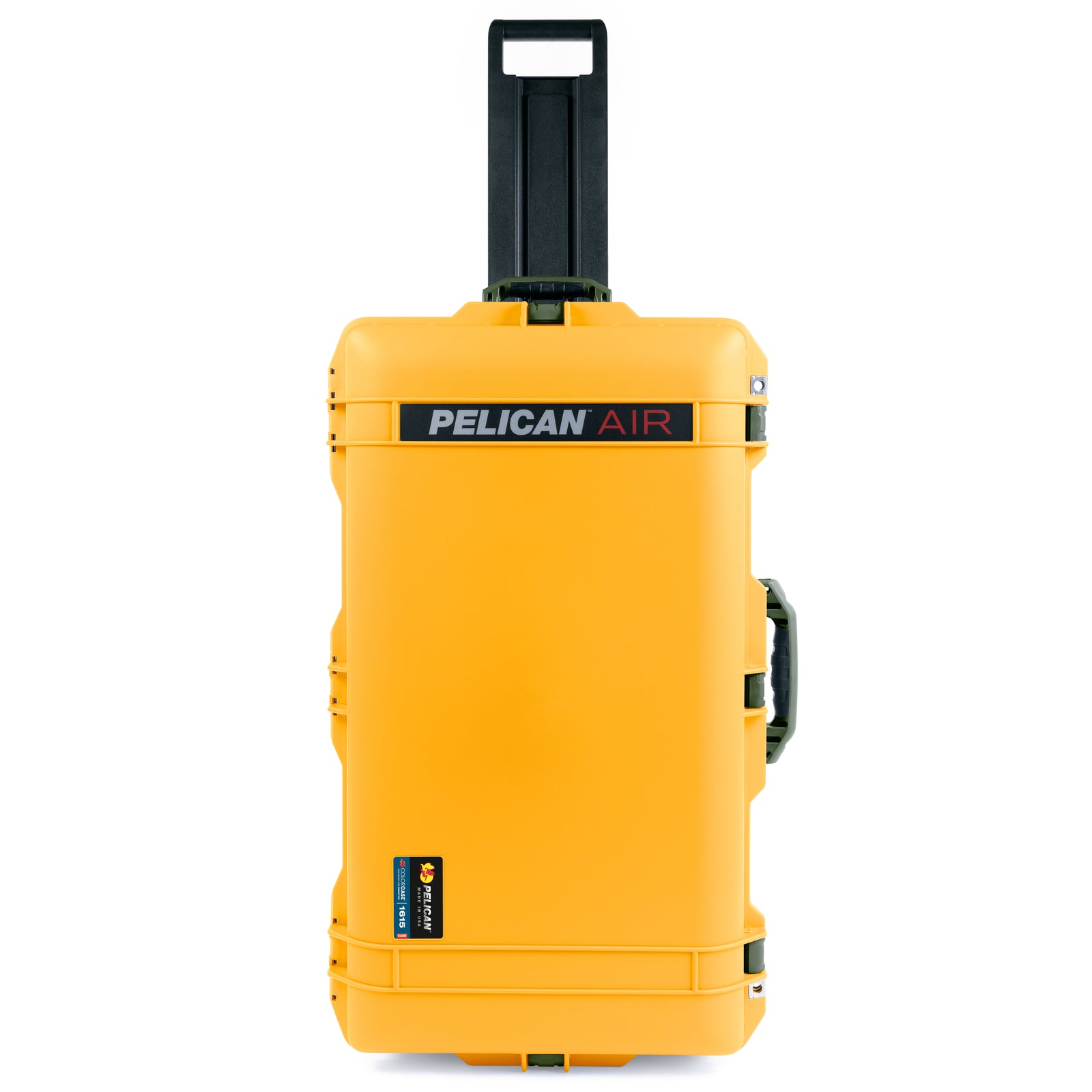 Pelican 1615 Air Case - Yellow & OD Green