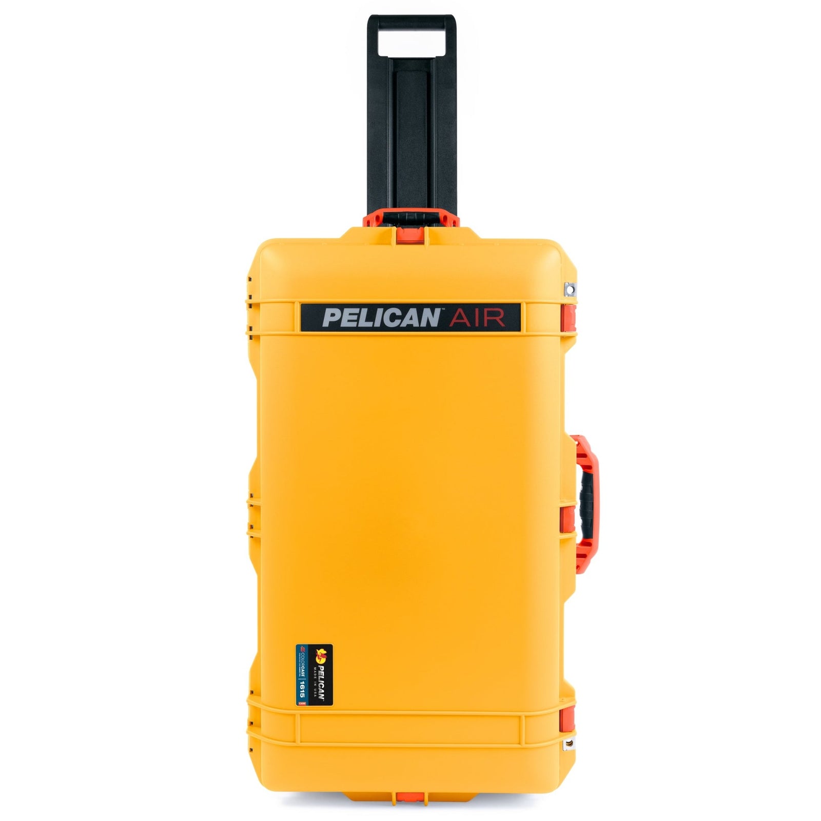 Pelican 1615 Air Case - Yellow & Orange - Pick & Pluck Foam / Convoluted Lid Foam