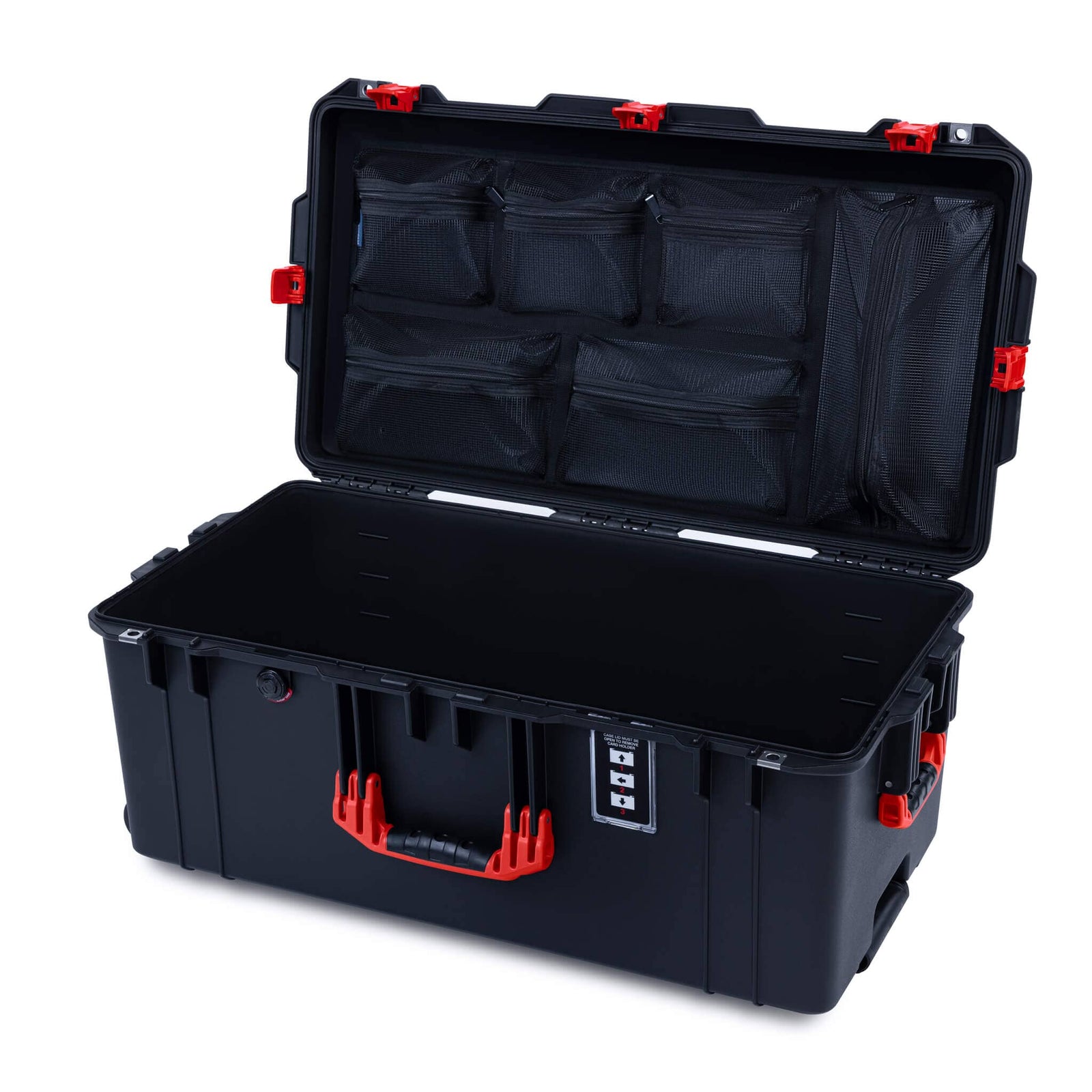 Pelican 1626 Air Case - Black & Red - Mesh Lid Organizer Only