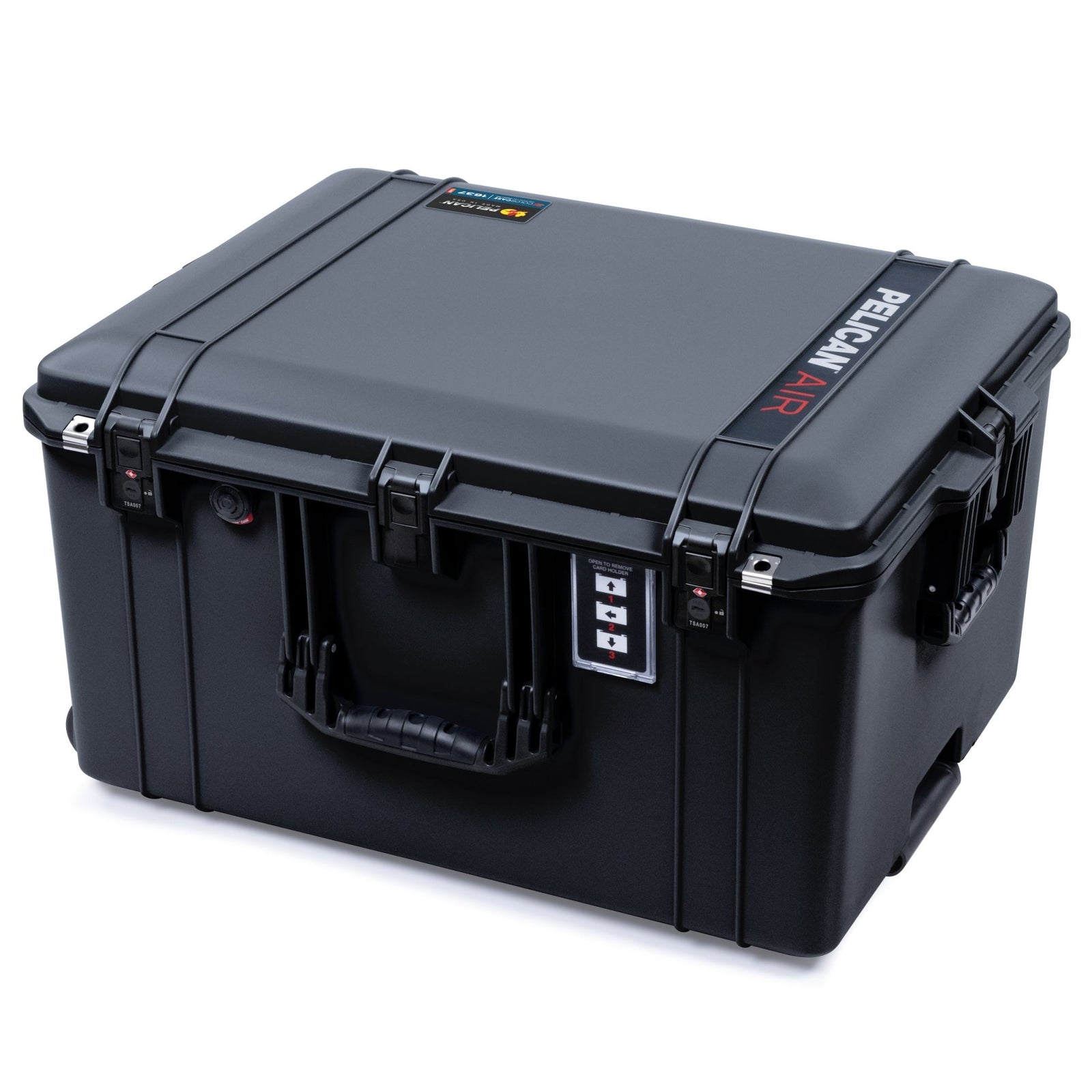 Pelican 1637 Air Case - Black & Black TSA Latches - Empty (Case Only)