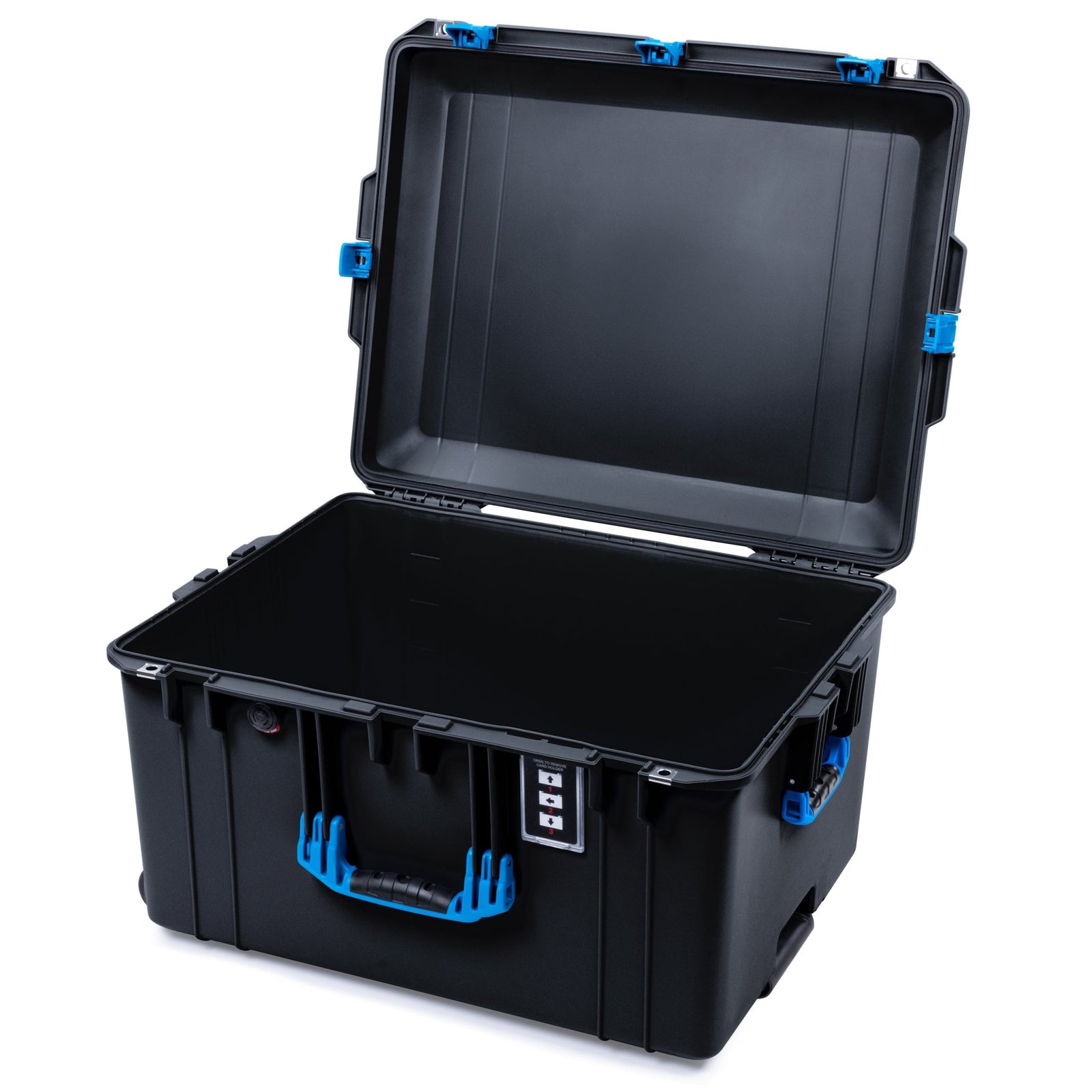 Pelican 1637 Air Case - Black & Blue Trolley - Empty (Case Only)