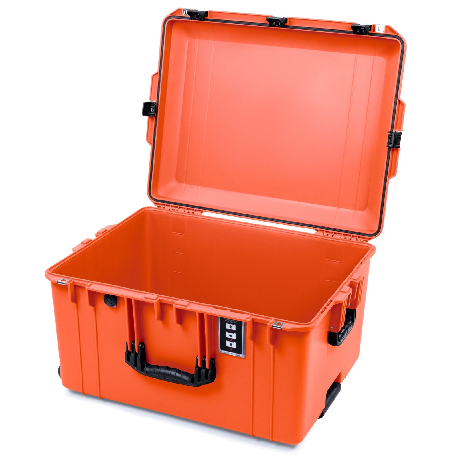 Pelican 1637 Air Case - Orange & Black Trolley - Empty (Case Only)