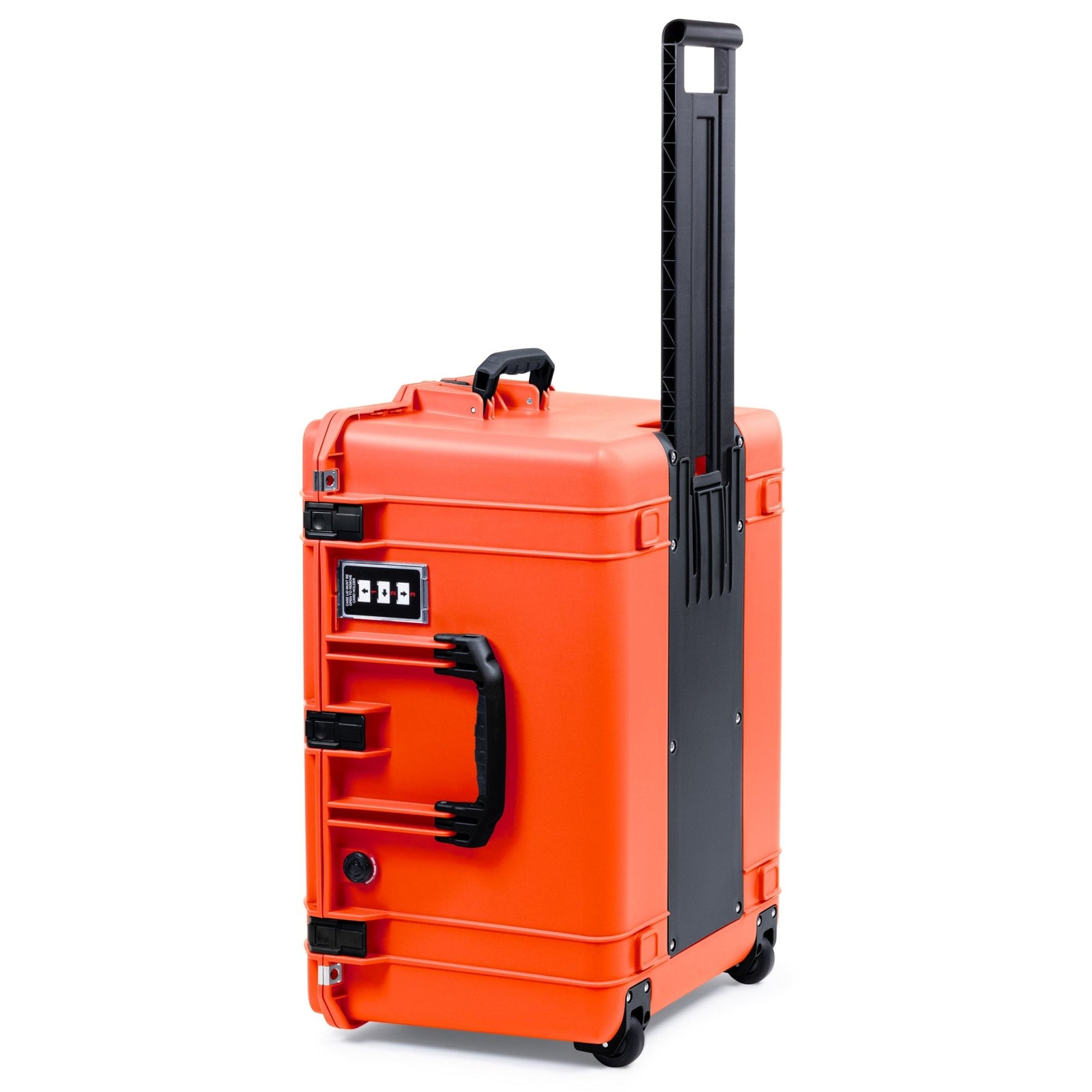 Pelican 1637 Air Case - Orange & Black Trolley - Empty (Case Only)