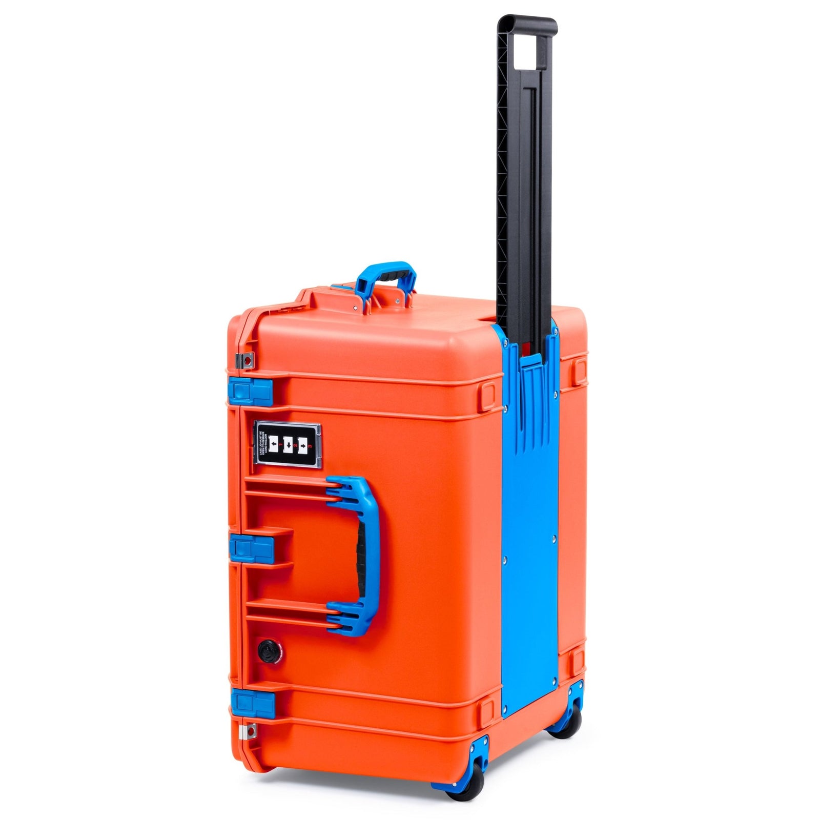Pelican 1637 Air Case - Orange & Blue Trolley - Empty (Case Only)