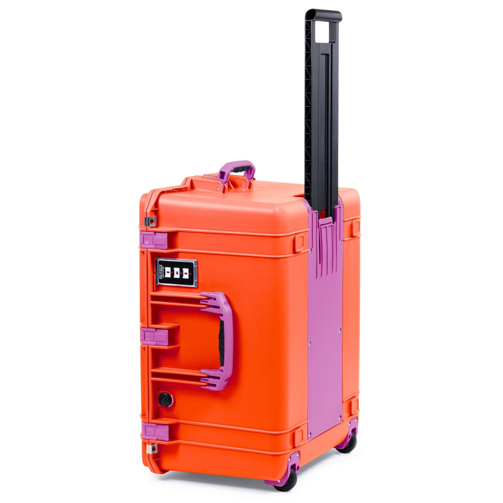 Pelican 1637 Air Case - Orange & Magenta Trolley - Empty (Case Only)