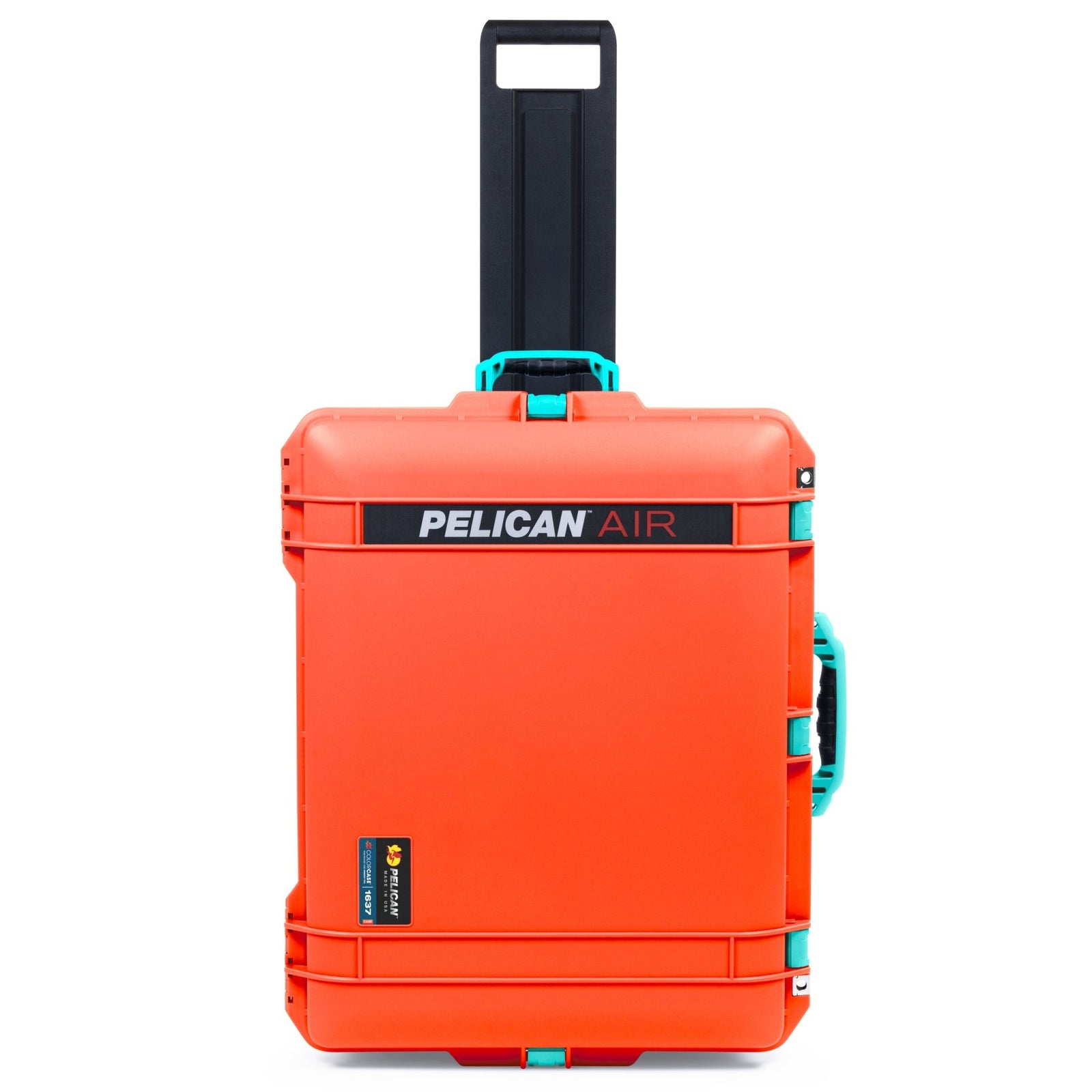 Pelican 1637 Air Case - Orange & Teal - Empty (Case Only)