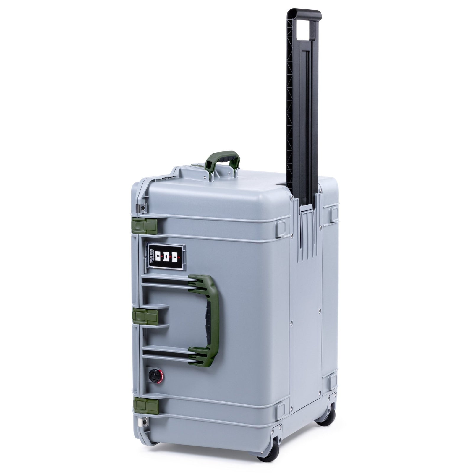 Pelican 1637 Air Case - Silver & OD Green - Empty (Case Only)