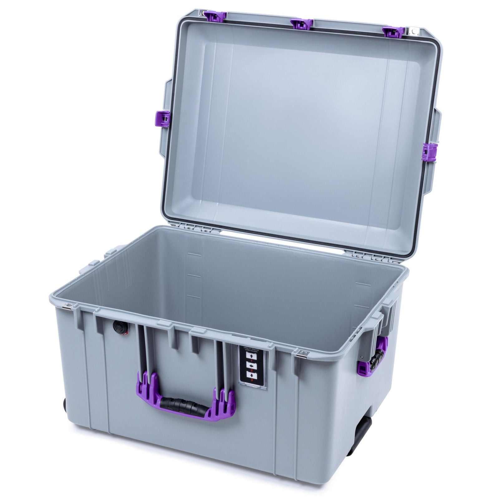 Pelican 1637 Air Case - Silver & Purple - Empty (Case Only)