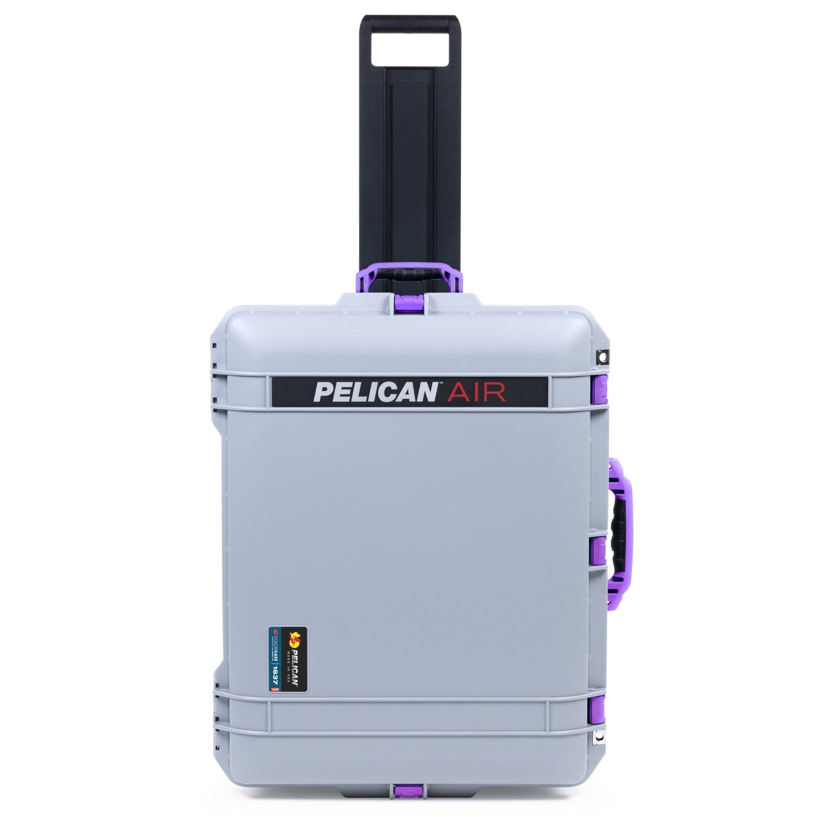 Pelican 1637 Air Case - Silver & Purple - Empty (Case Only)