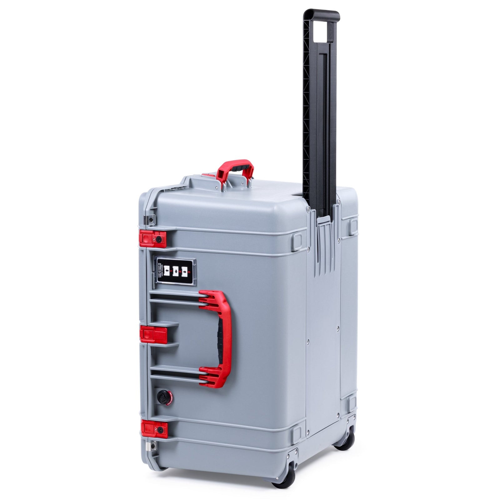 Pelican 1637 Air Case - Silver & Red TSA Latches - Empty (Case Only)