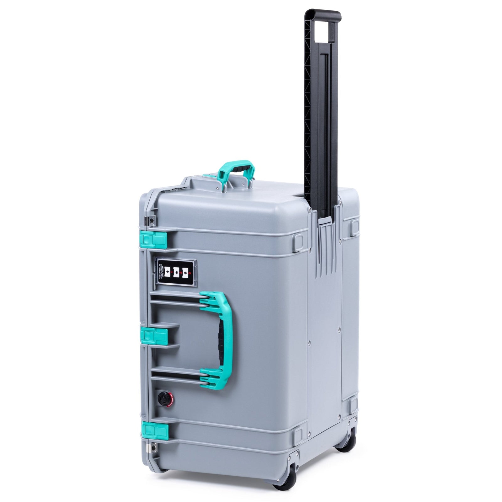 Pelican 1637 Air Case - Silver & Teal - Empty (Case Only)