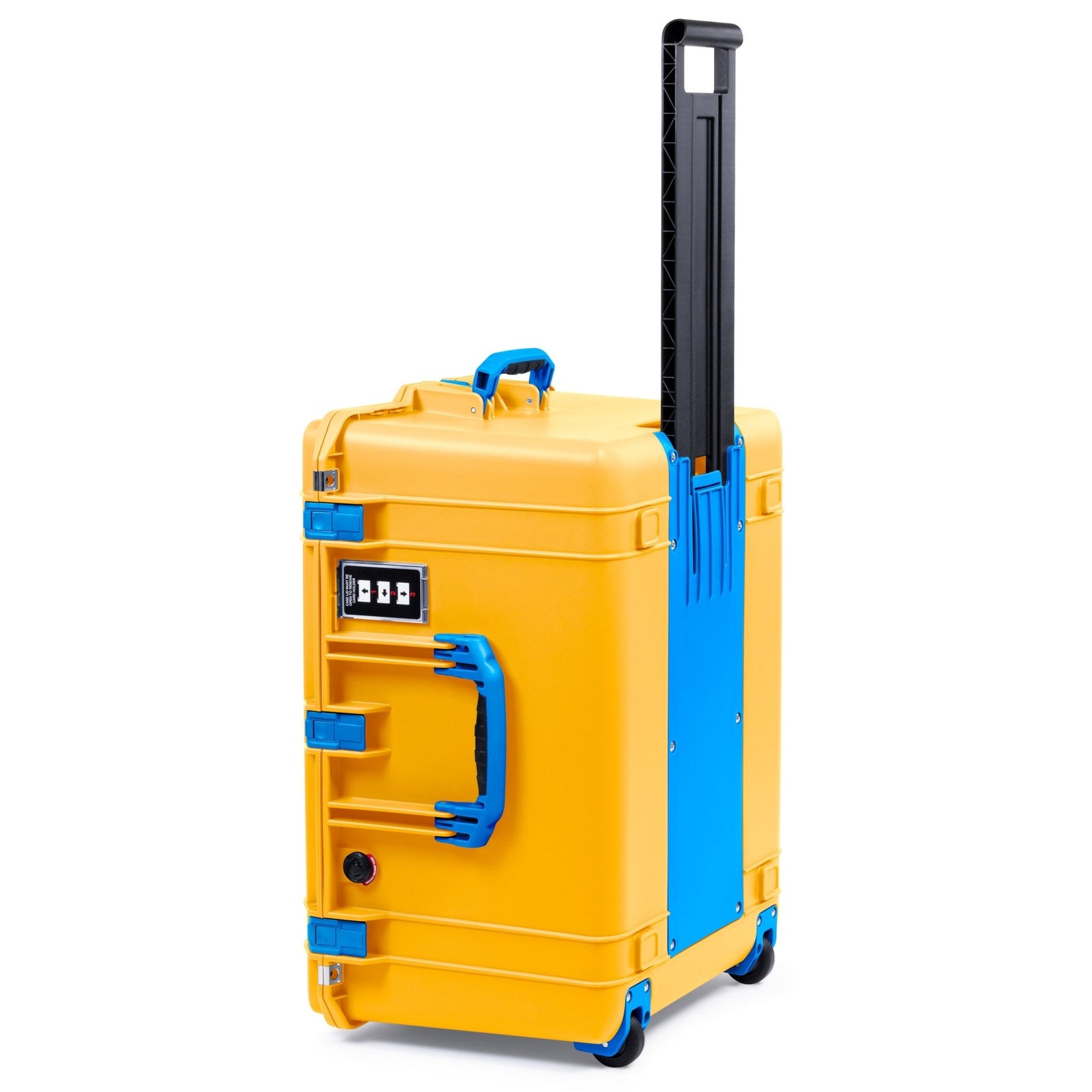 Pelican 1637 Air Case - Yellow & Blue Trolley - Empty (Case Only)