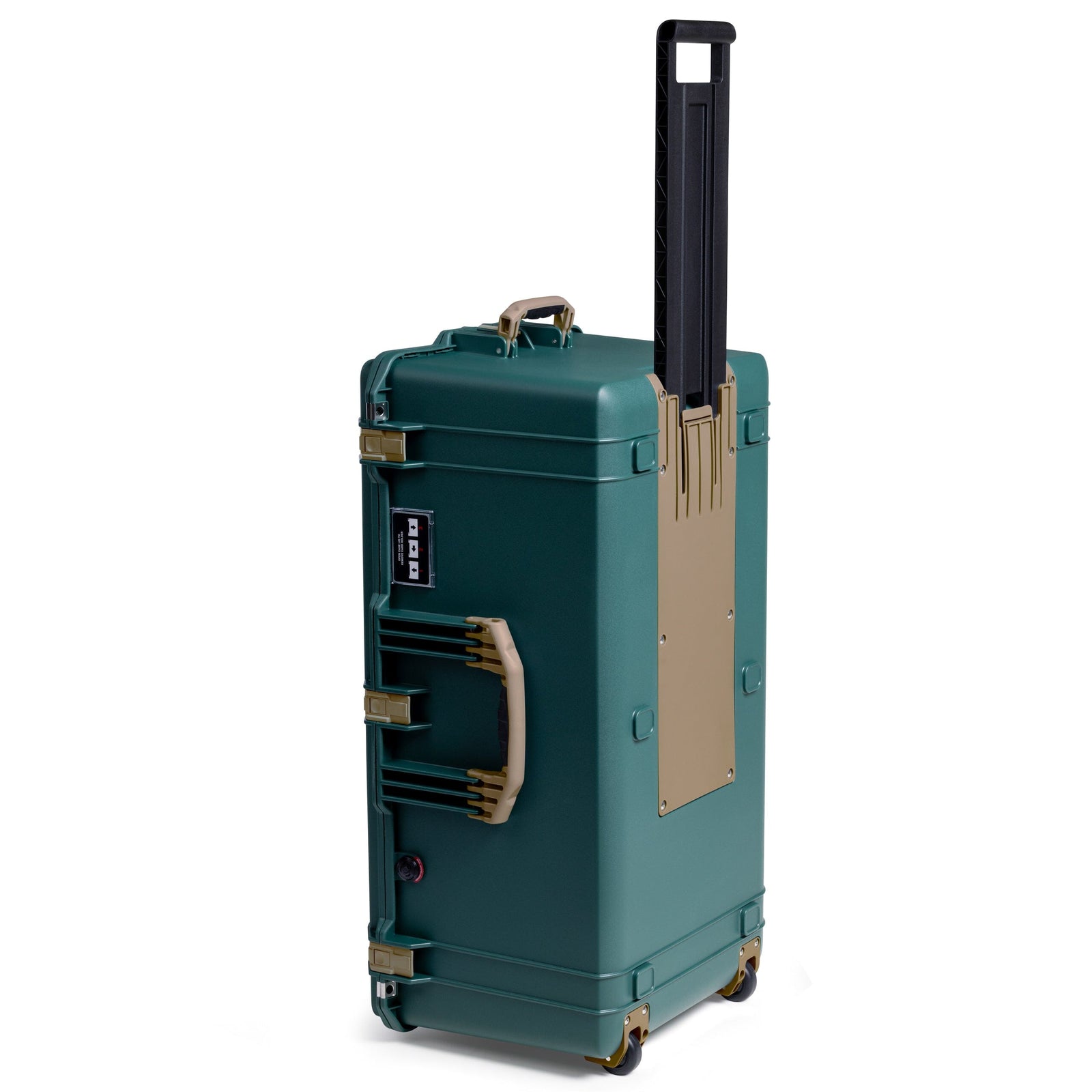 Pelican 1646 Air Case, Trekking Green with Desert Tan Handles, Latches & Trolley ColorCase