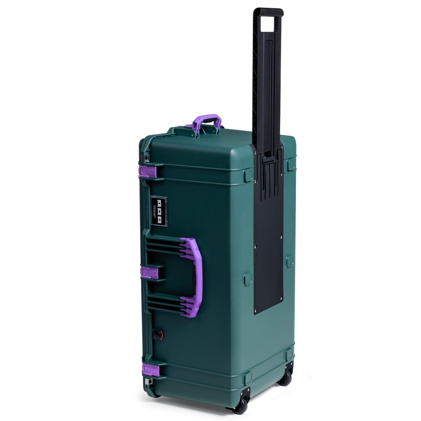 Pelican 1646 Air Case, Trekking Green with Purple Handles & Latches ColorCase