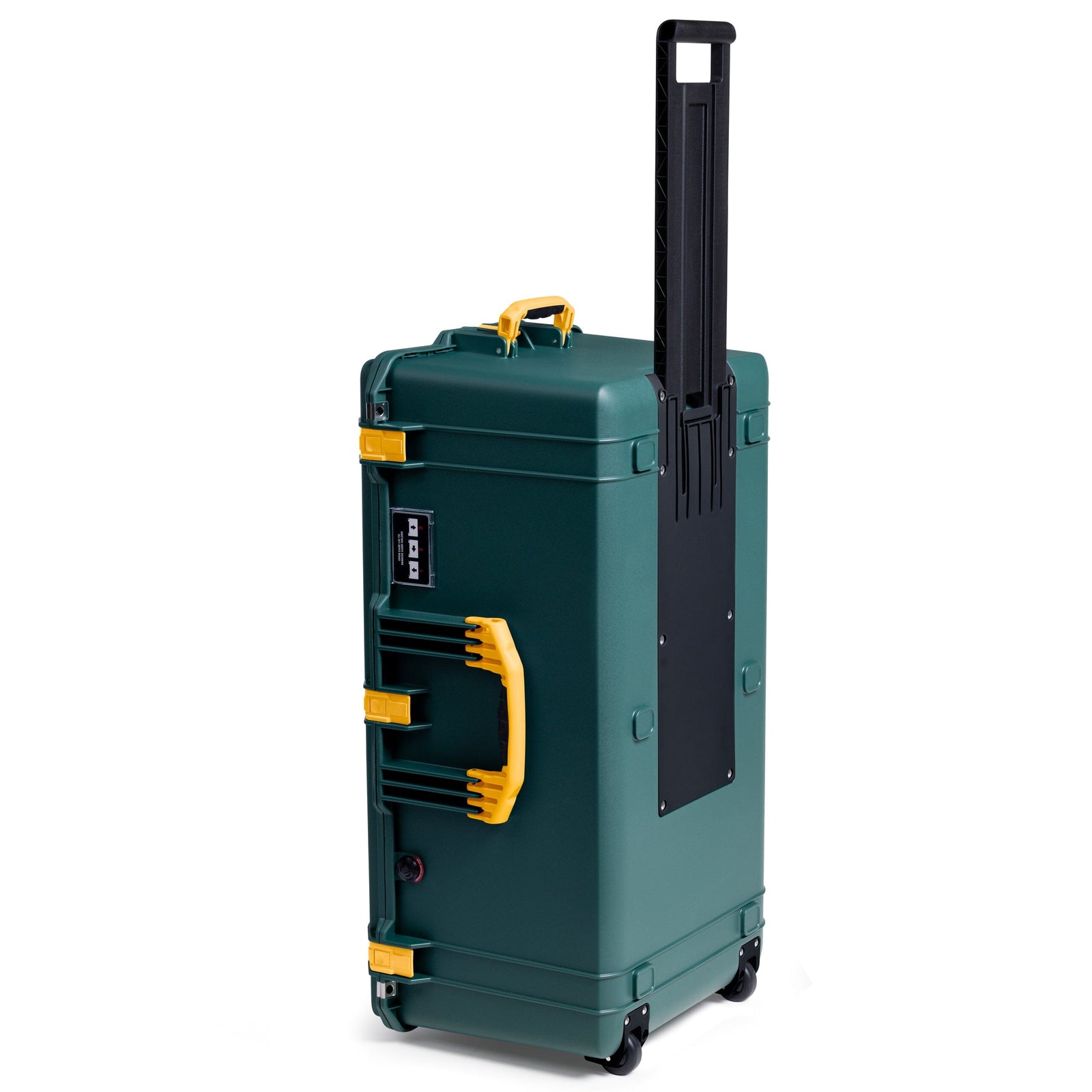 Pelican 1646 Air Case, Trekking Green with Yellow Handles & Latches ColorCase