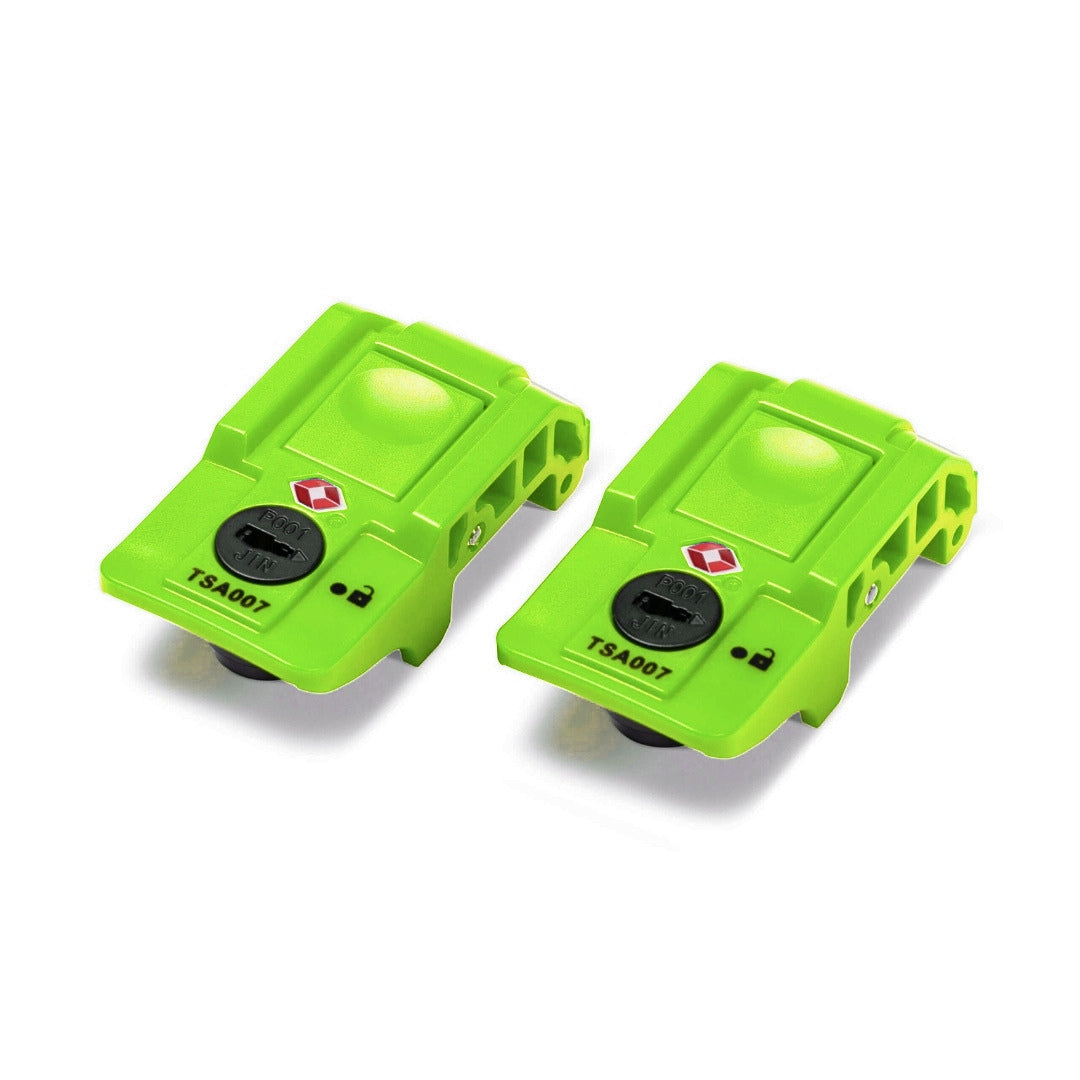 Pelican Air TSA Locking Latches, Lime Green, Push-Button (Set of 2 with Keys)