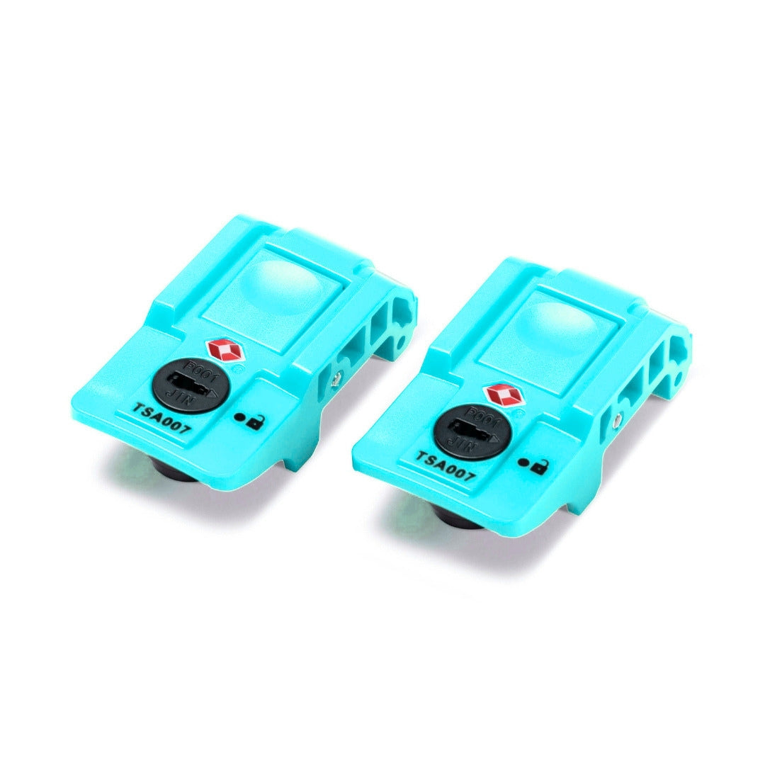 Pelican Air TSA Locking Latches, Teal, Push-Button (Set of 2 with Keys)