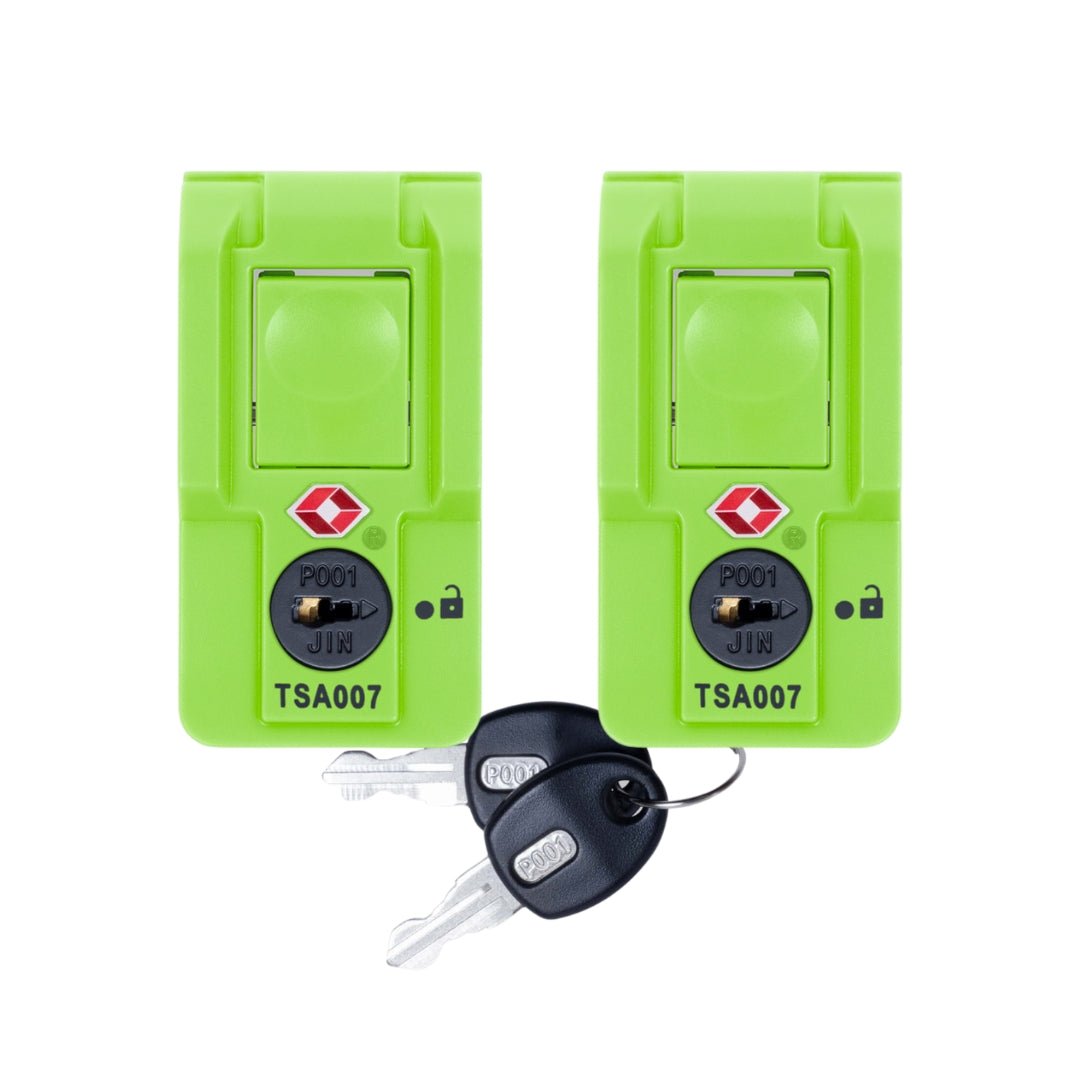 Pelican 1535 Air Replacement Handles & Latches Set - Lime Green TSA -