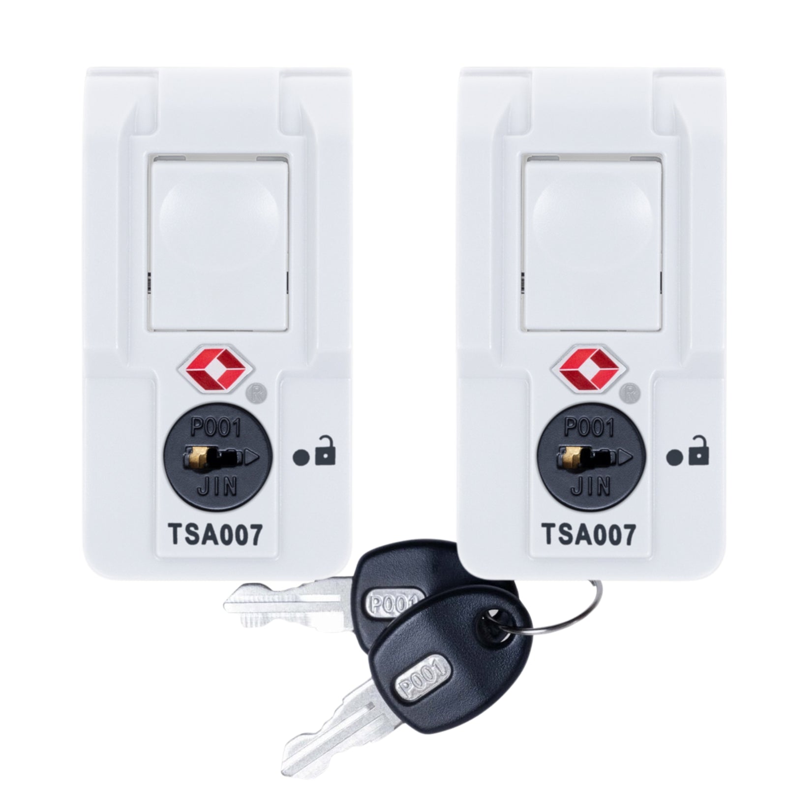 Pelican 1615 Air Replacement Handles & Latches Set - White TSA -