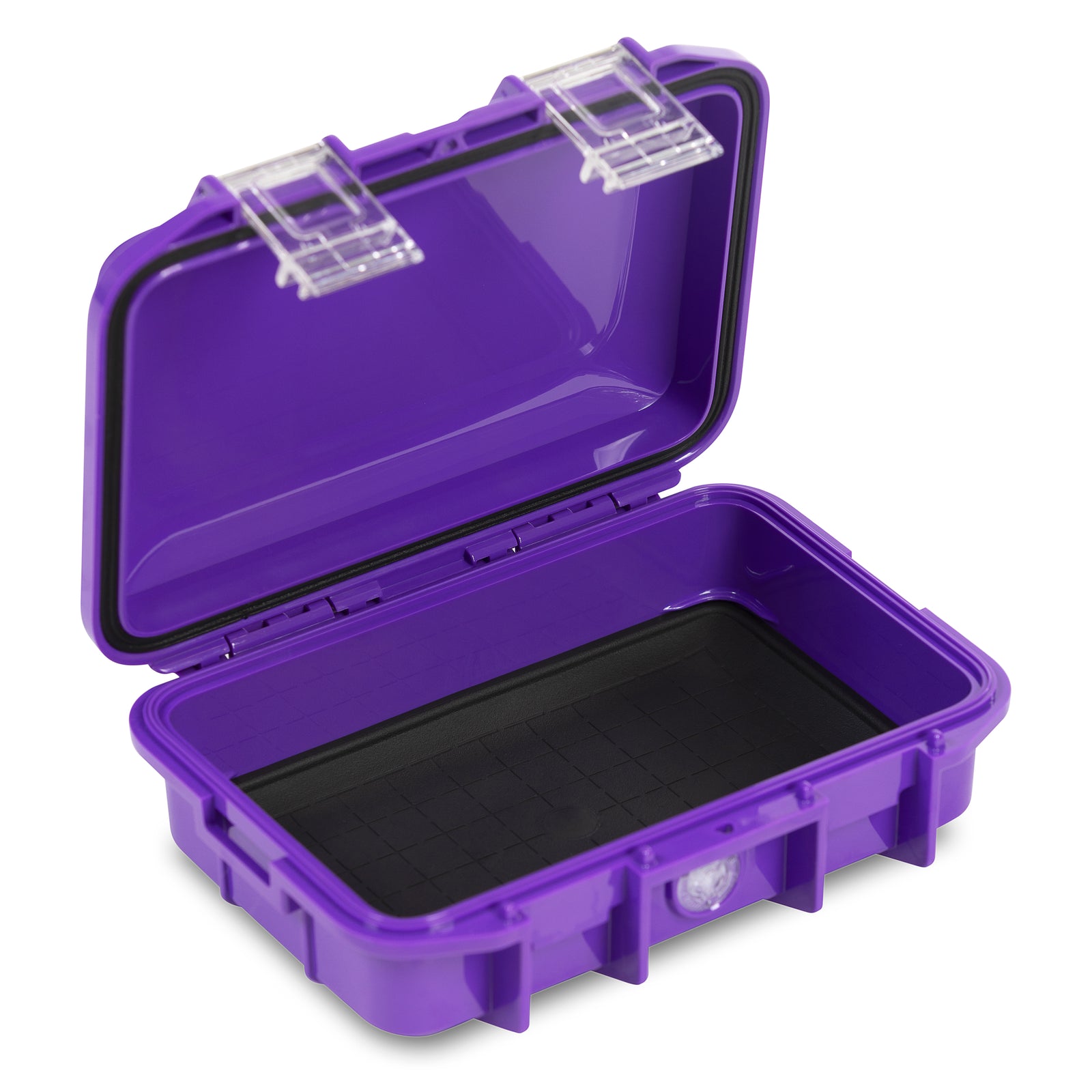 Pelican M40 Micro Case Galaxy Purple Angled Open View