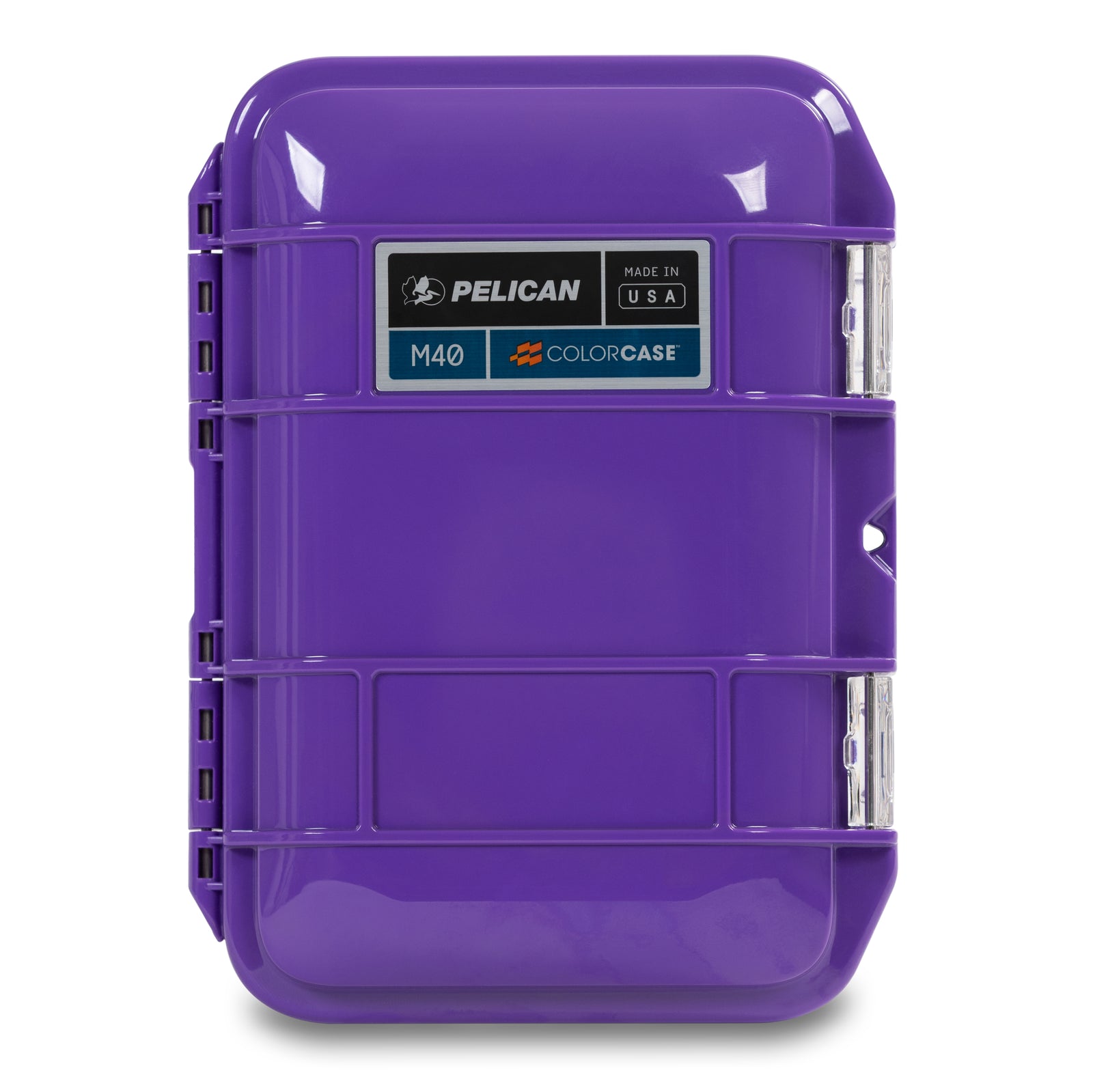 Pelican M40 Micro Case in Galaxy Purple - Overhead Case View