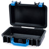 Pelican 1170 Case, Black with Blue Handle & Latches None (Case Only) ColorCase 011700-0000-110-120