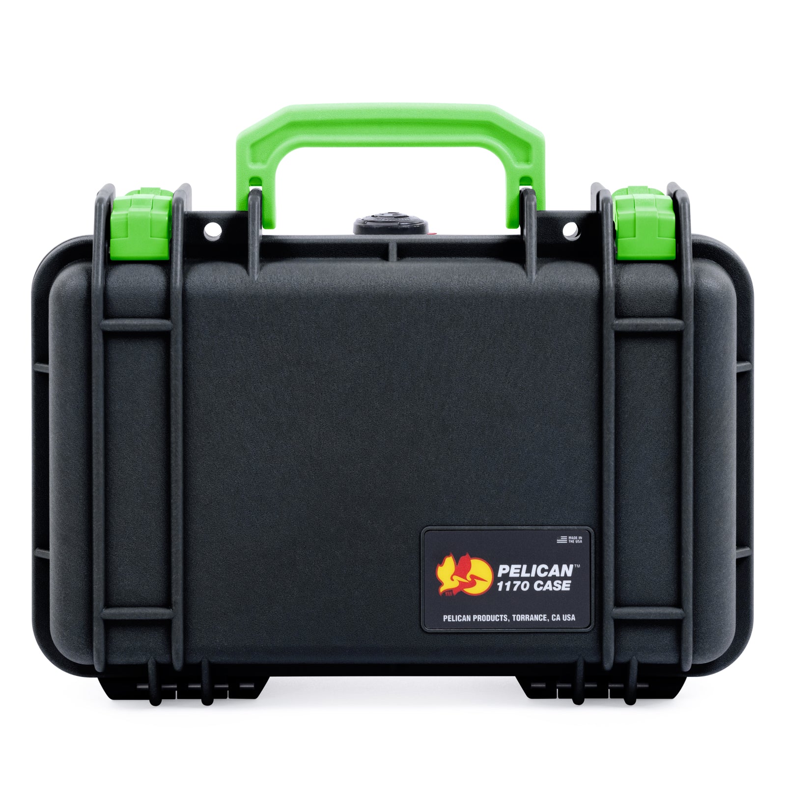 Pelican 1170 Case - Black & Lime Green