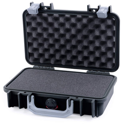 Pelican 1170 Case, Black with Silver Handle & Latches ColorCase