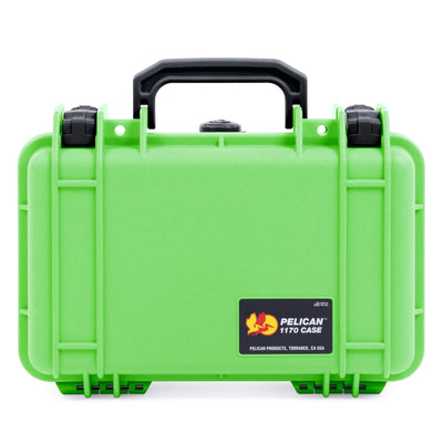Pelican 1170 Case, Lime Green with Black Handle & Latches ColorCase