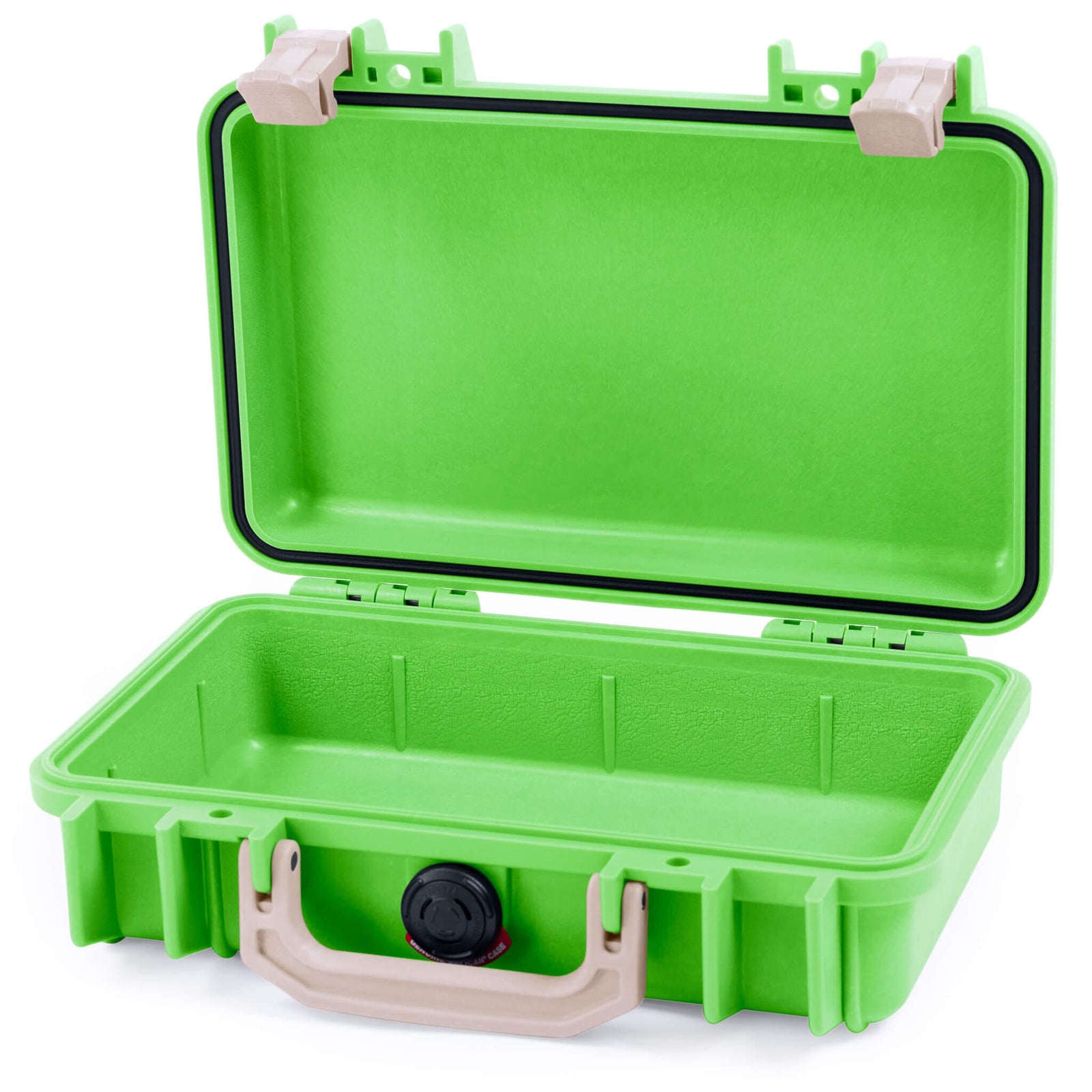 Pelican 1170 Case - Lime Green & Desert Tan