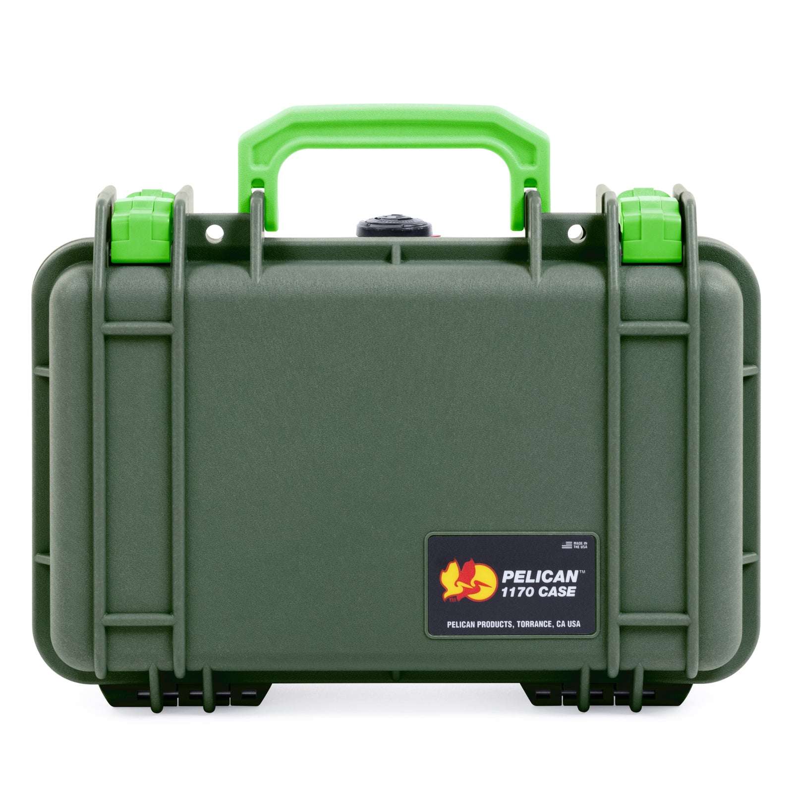 Pelican 1170 Case - OD Green & Lime Green