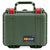Pelican 1300 Case, OD Green with Red Latches ColorCase 