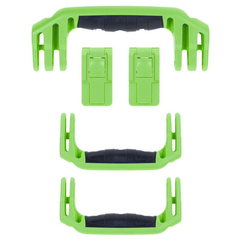 Pelican 1465 Air Replacement Handles & Latches, Lime Green (Set of 3 Handles, 2 Latches) ColorCase 