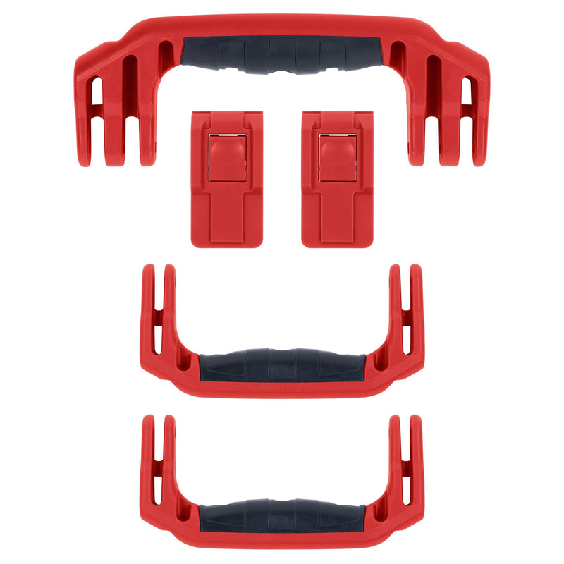Pelican 1465 Air Replacement Handles & Latches, Red (Set of 3 Handles, 2 Latches) ColorCase 