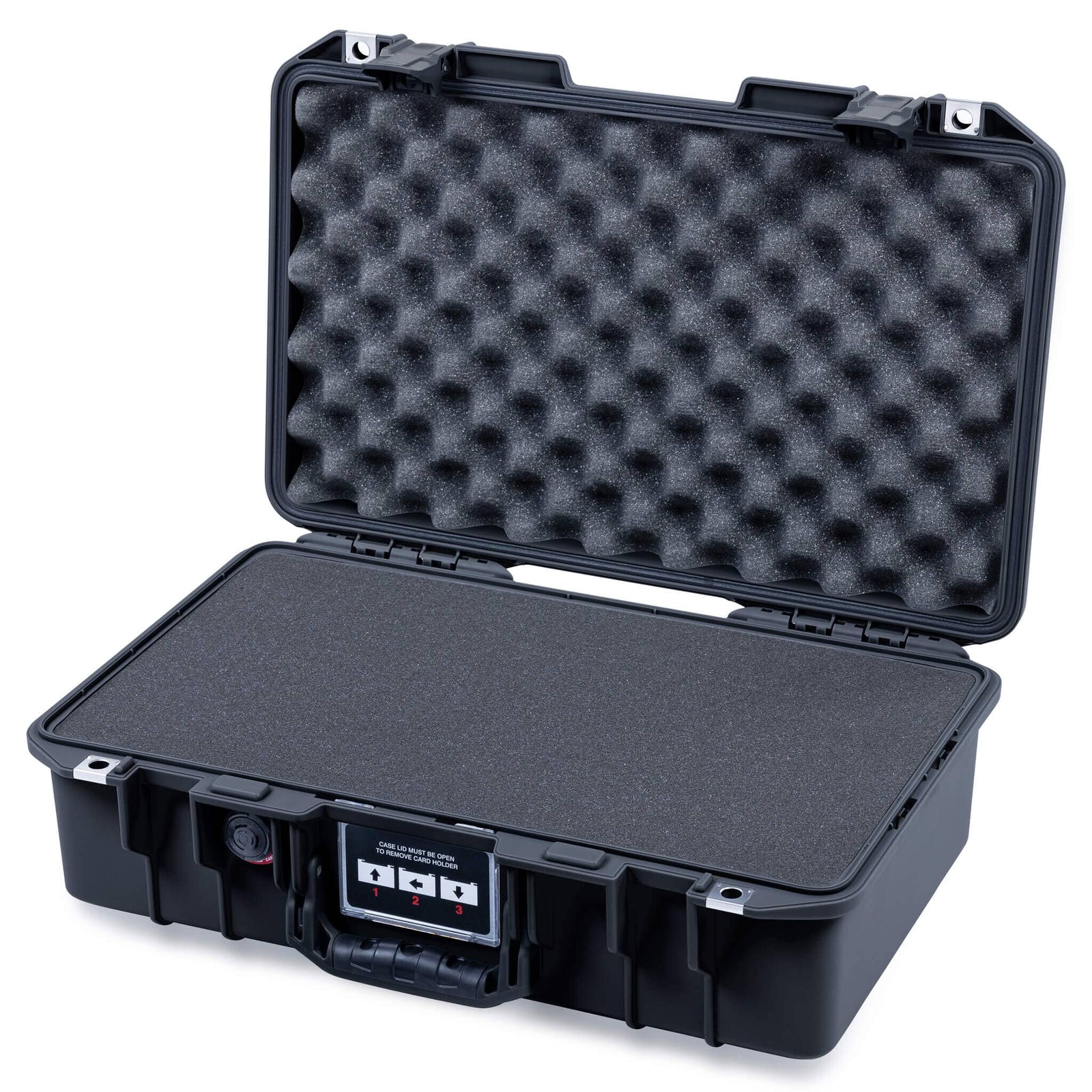 Pelican 1485 Air Case, Black Pick & Pluck Foam with Convolute Lid Foam ColorCase 014850-0001-110-111